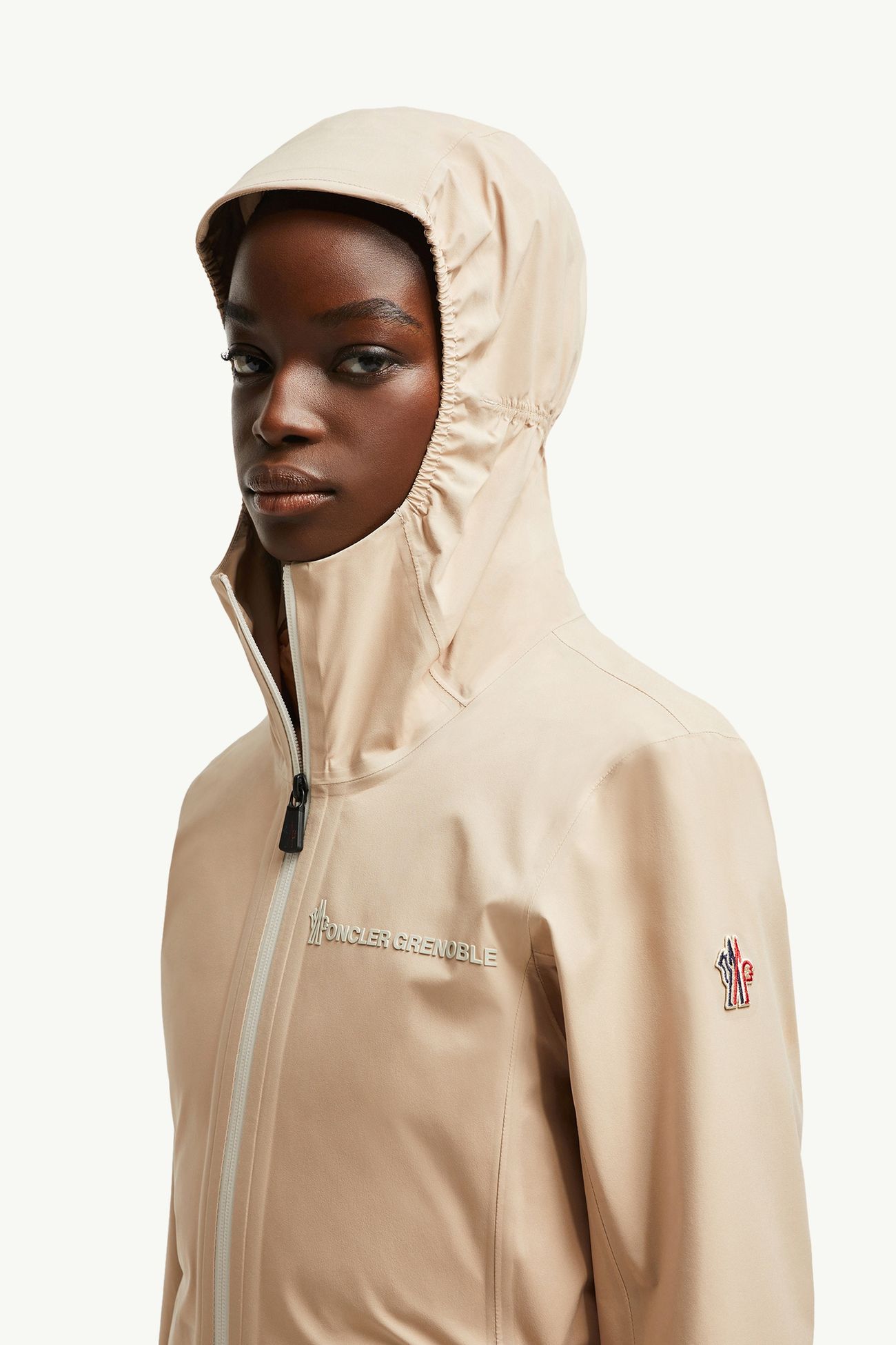 Valles 후드 쉘 재킷 여성 라이트 베이지 Moncler 1