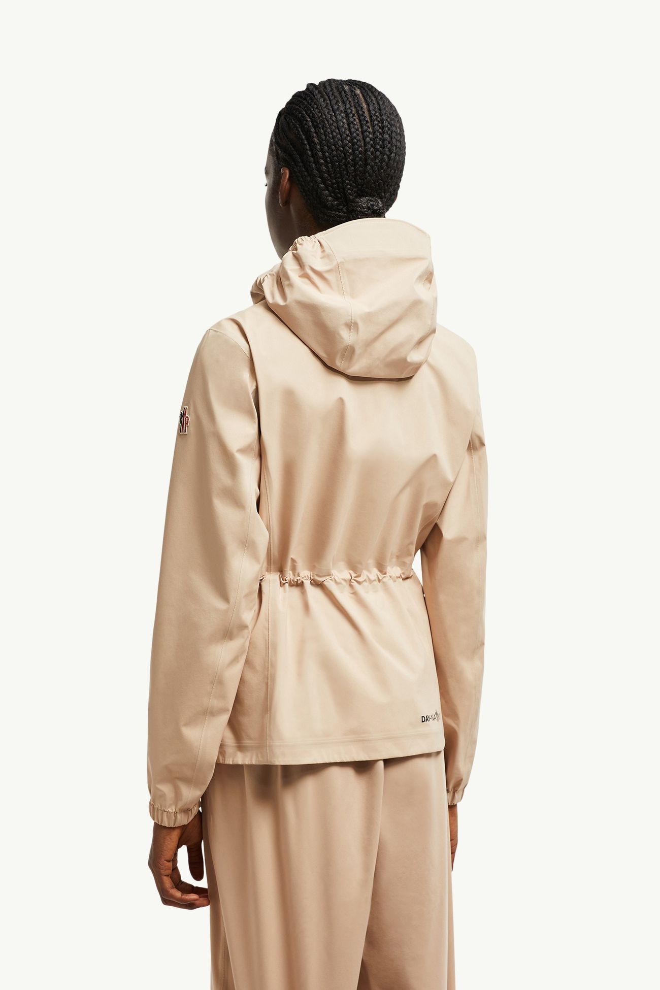 Valles 후드 쉘 재킷 여성 라이트 베이지 Moncler 4