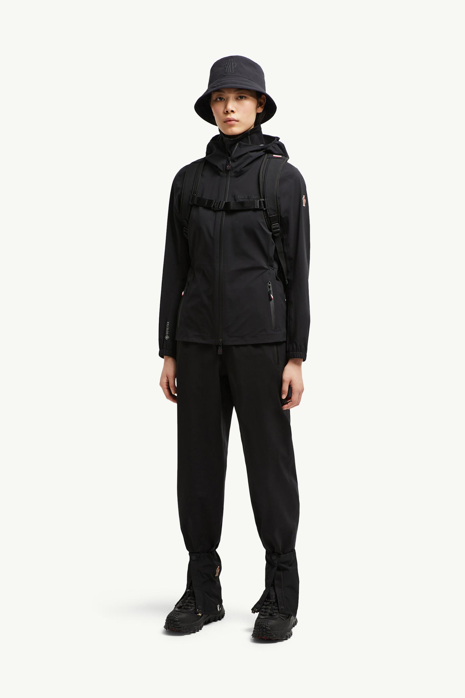 モンクレール VALLES ジャケット バイザー付きフード 2カラー Black Valles Hooded Shell Jacket - Windbreakers & Raincoats