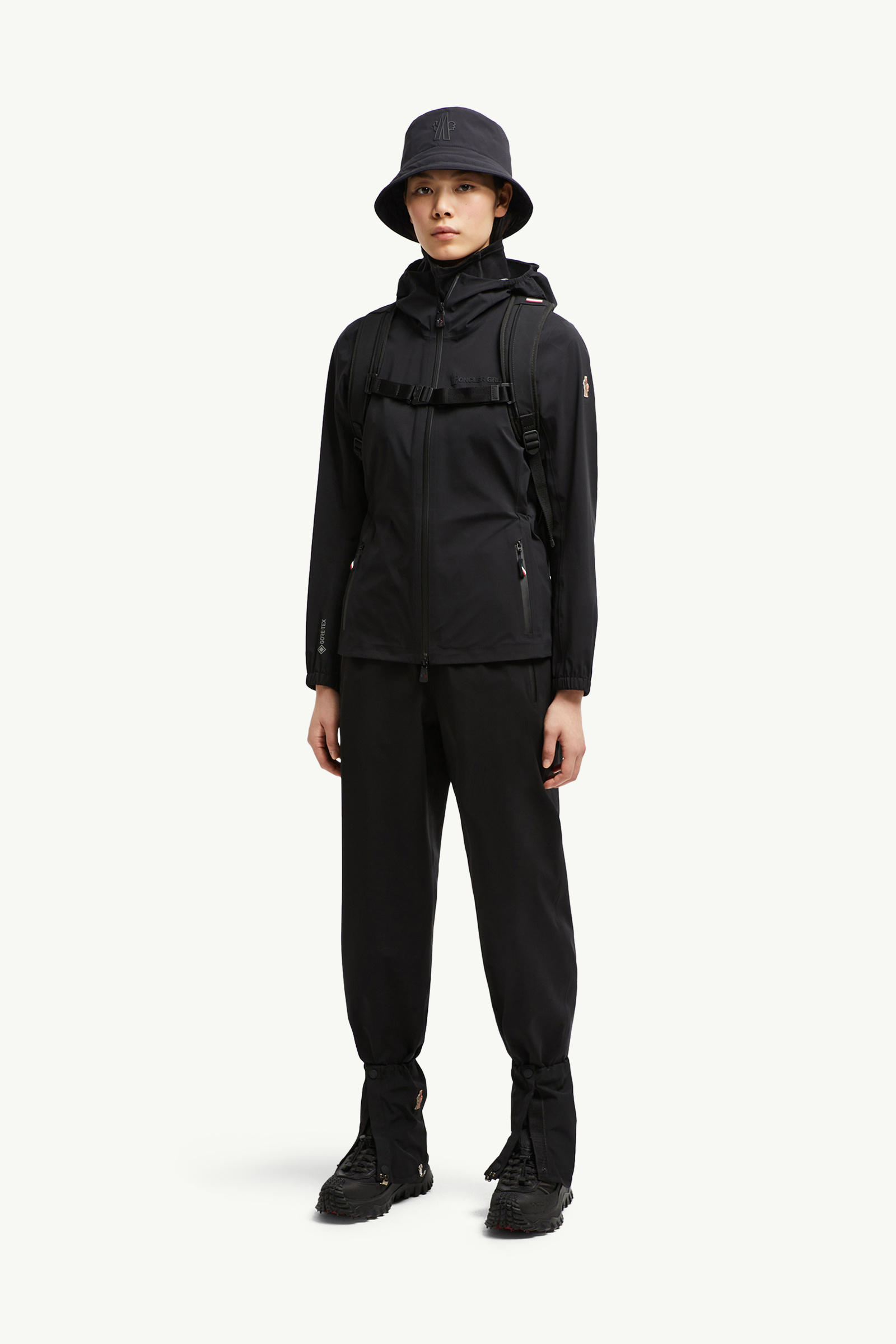 Valles Hooded Shell Jacket Women Black Moncler 0