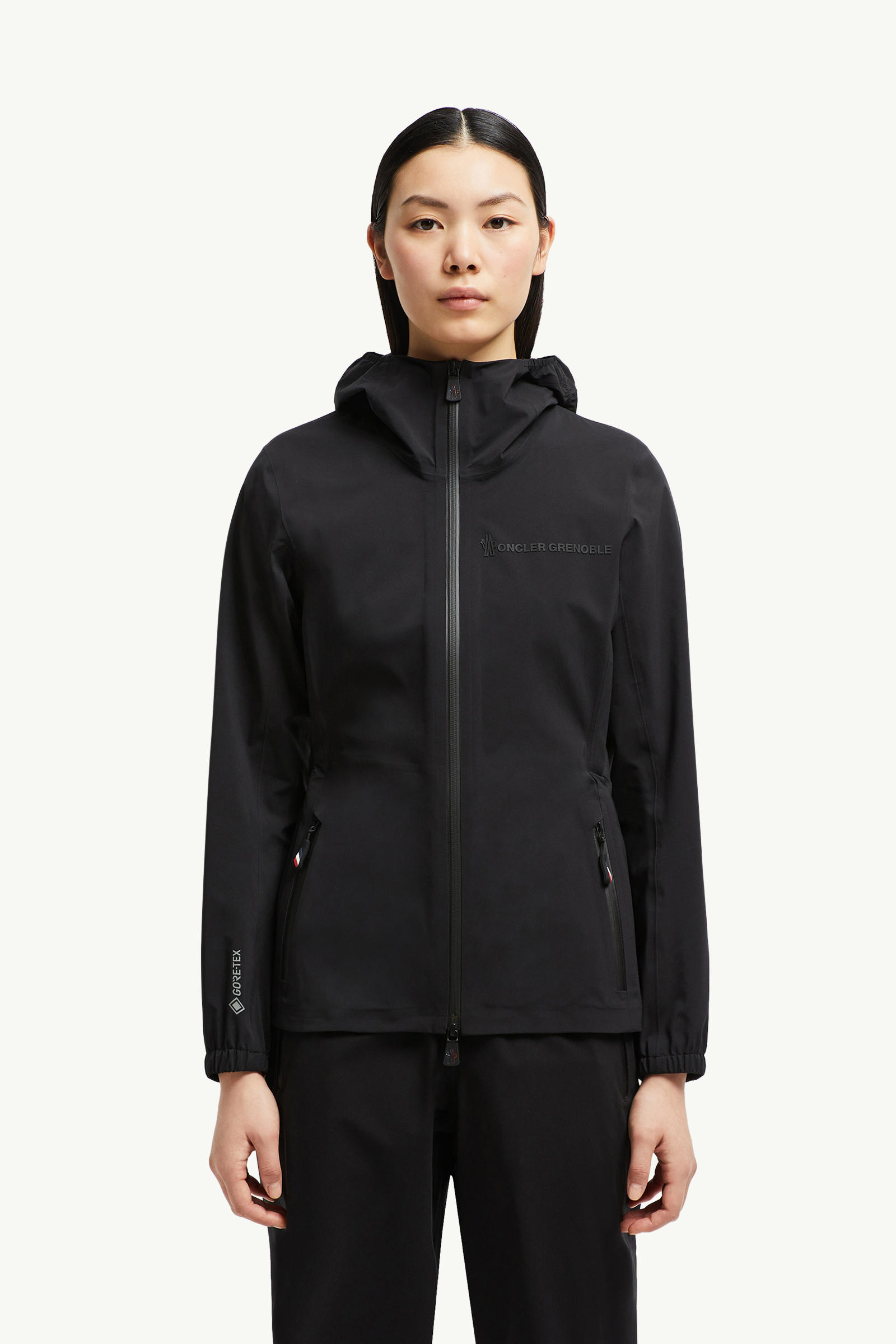 Valles Hooded Shell Jacket Women Black Moncler 3