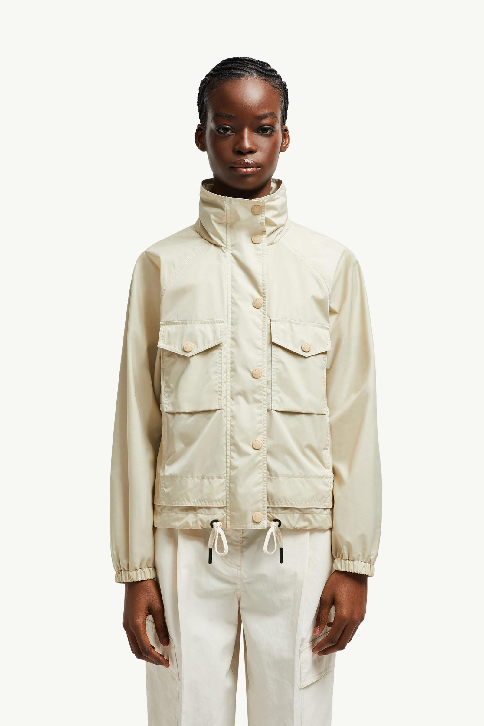 Nor Hooded Jacket Women Sand Beige Moncler 3