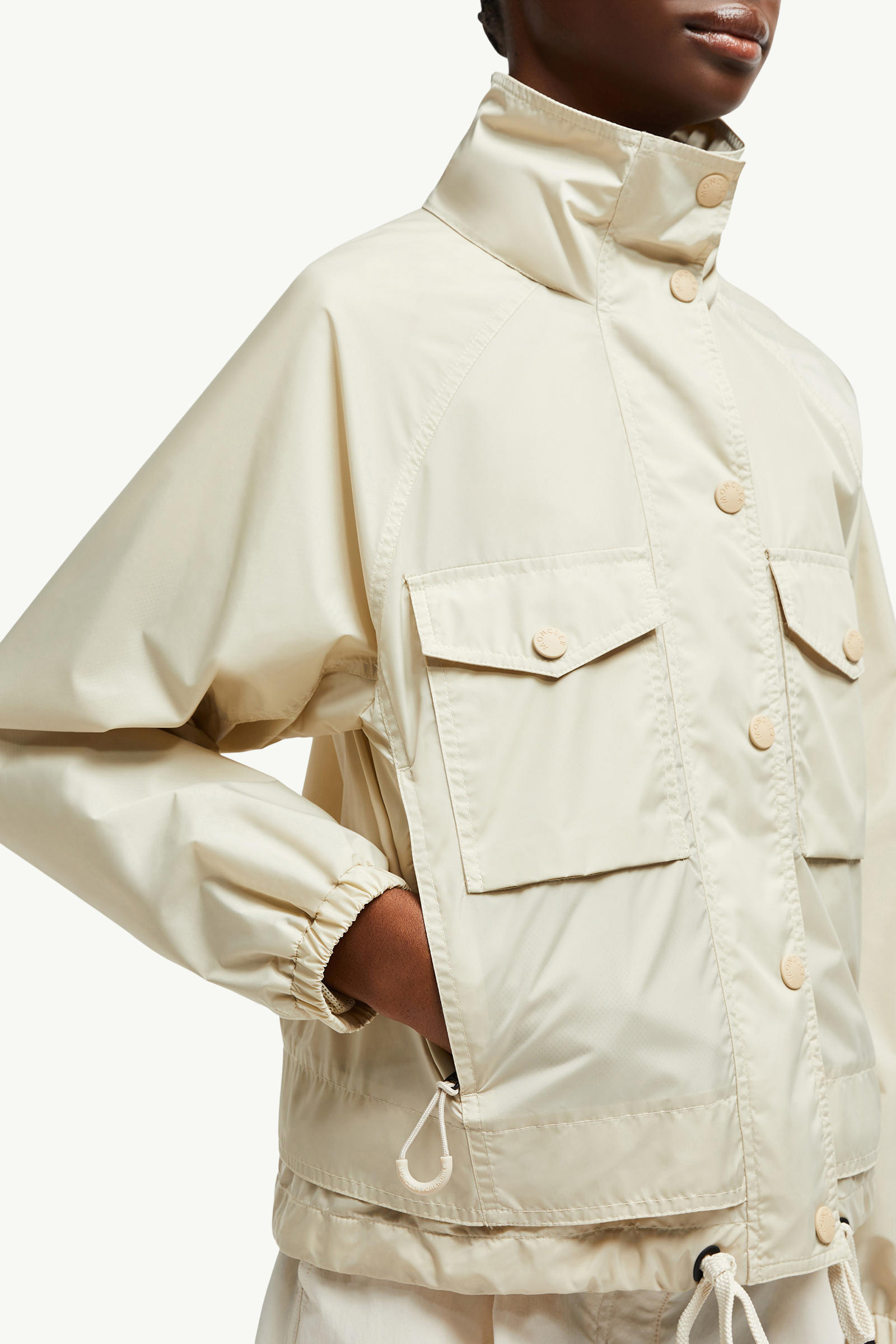Nor Hooded Jacket Women Sand Beige Moncler 6