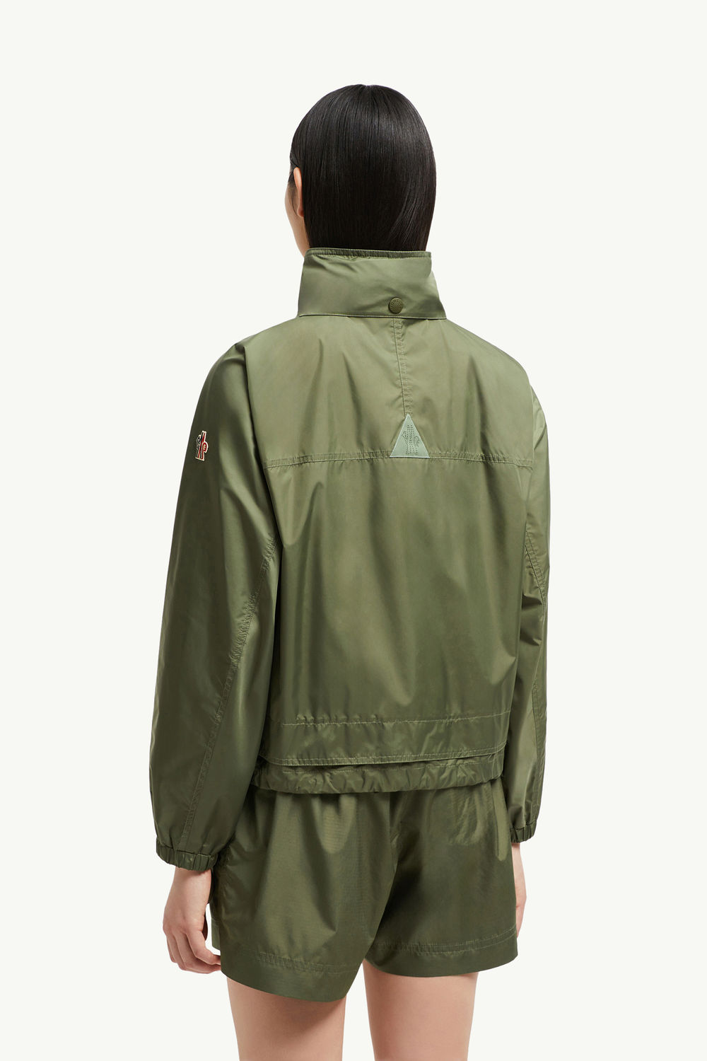 Nor Hooded Jacket Women Sage Green Moncler 4
