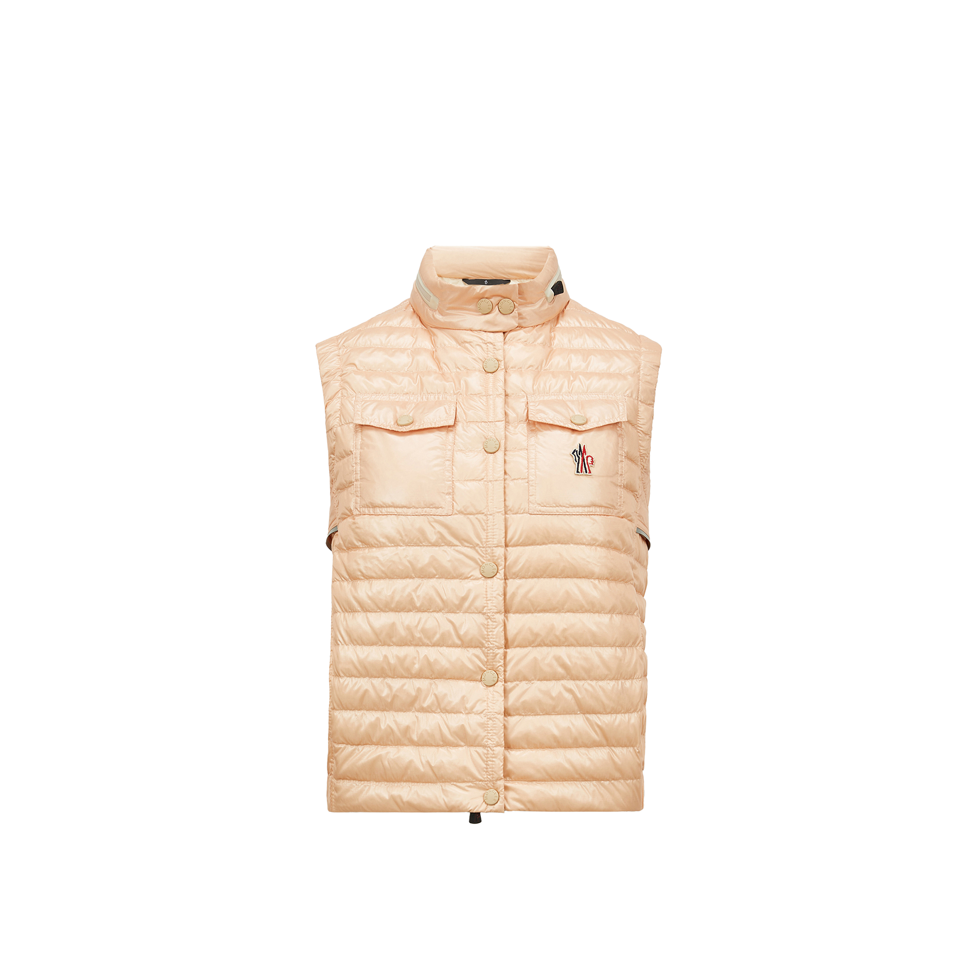 Grenoble    Gumiane Hooded Down Gilet for Women in Pink, Size: 24