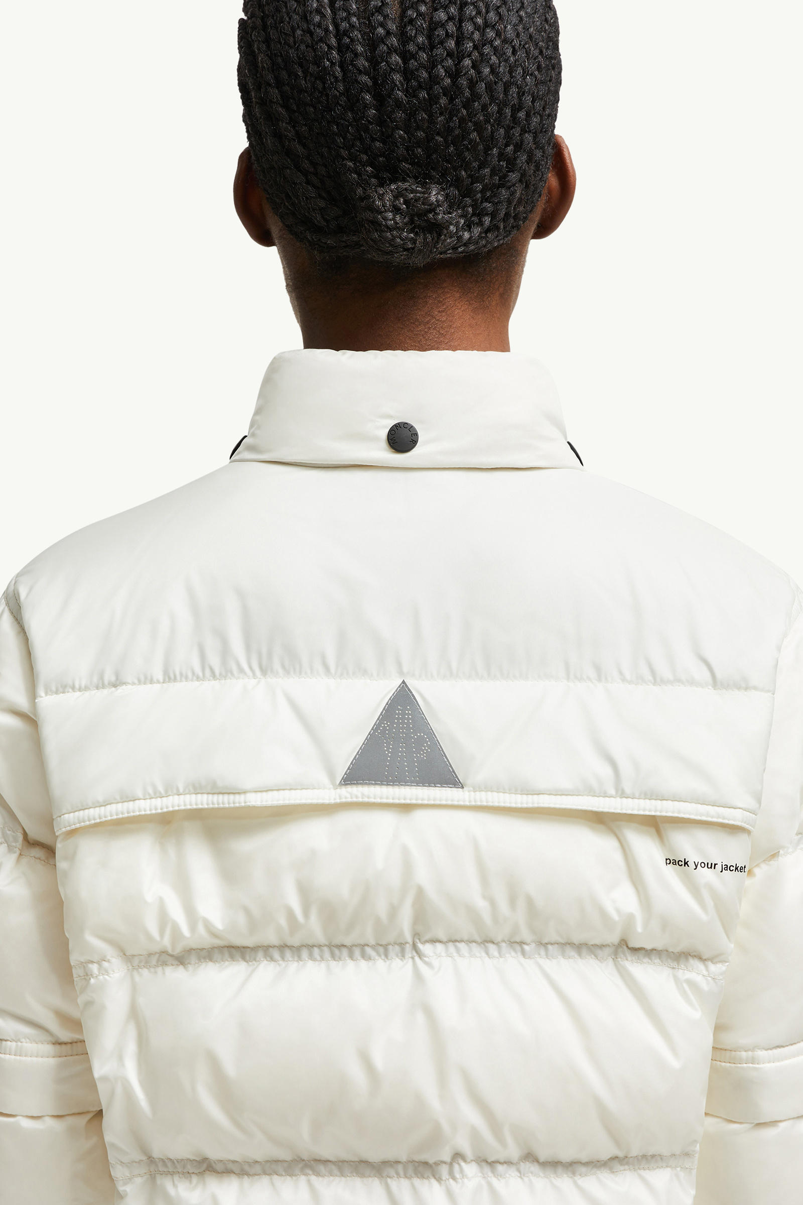 Mauduit Packable 2-in-1 Short Down Jacket Women White Moncler 5