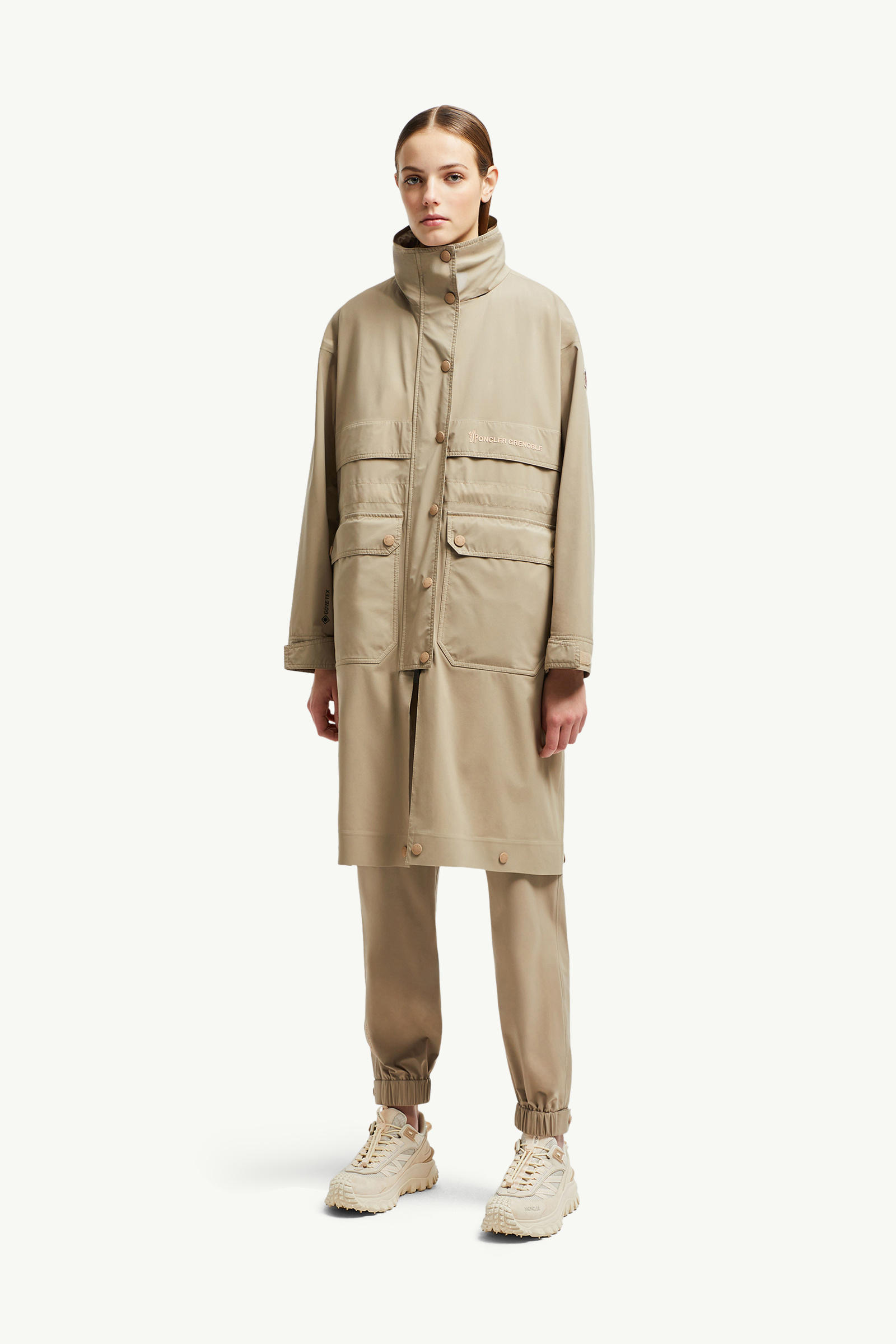Seigne 2-in-1 Shell Jacket Women Beige Moncler 3