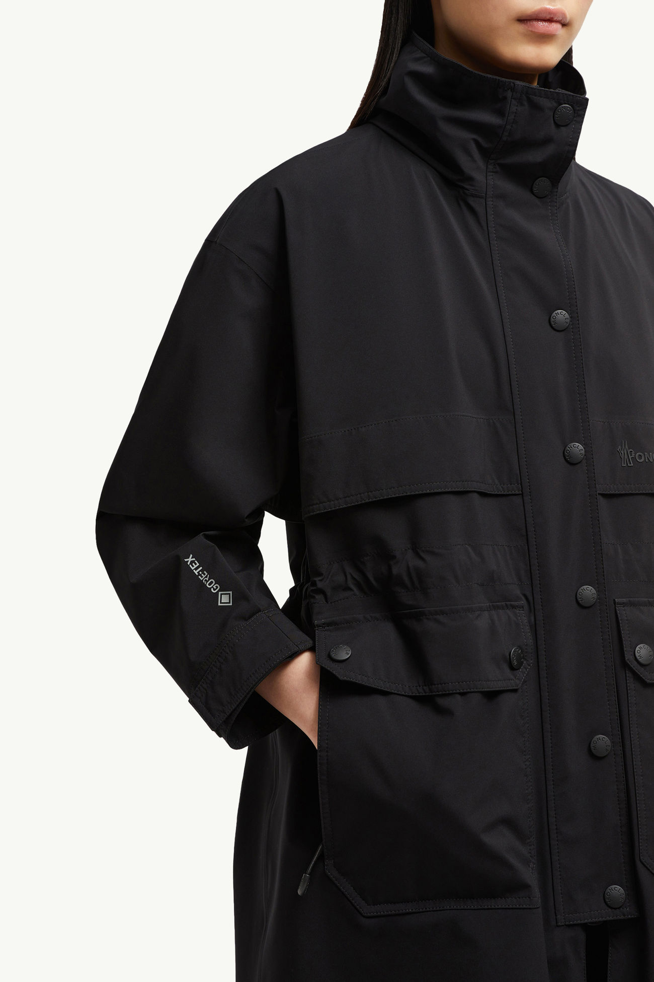 Seigne 2-in-1 Shell Jacke Damen Schwarz Moncler 5