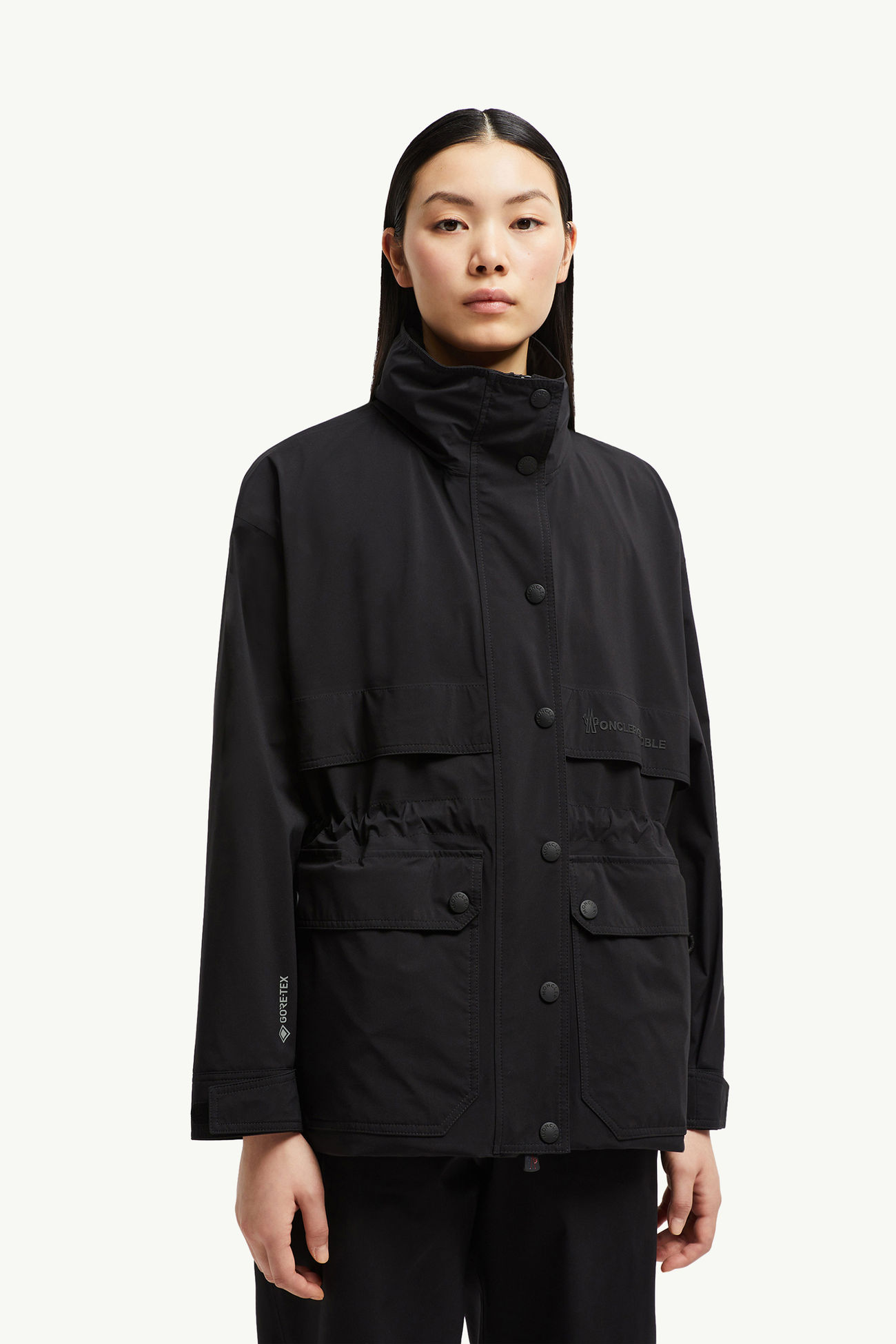 Seigne 2-in-1 Shell Jacke Damen Schwarz Moncler 9