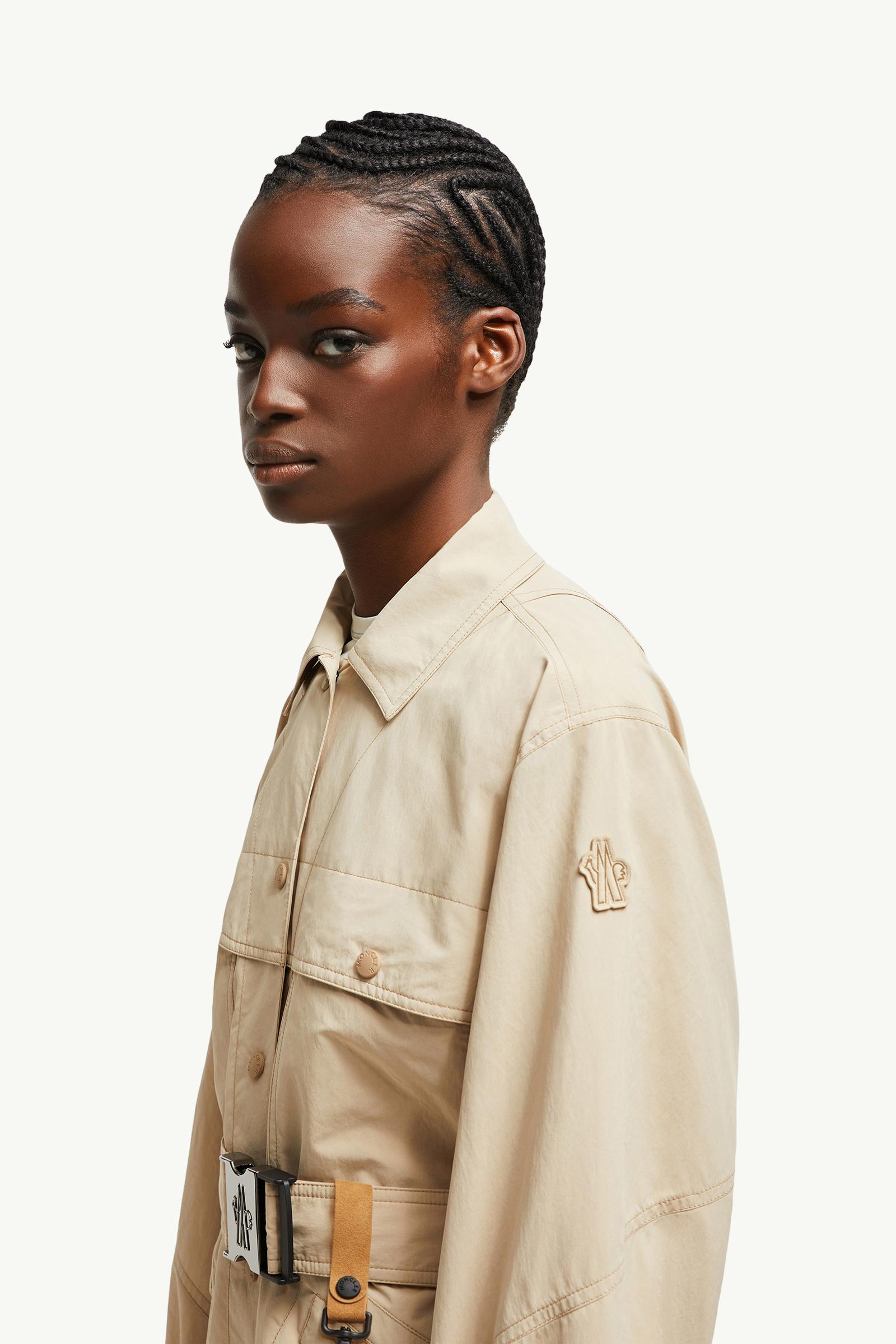 Kaeng Belted Field Jacket Women Beige Moncler 1