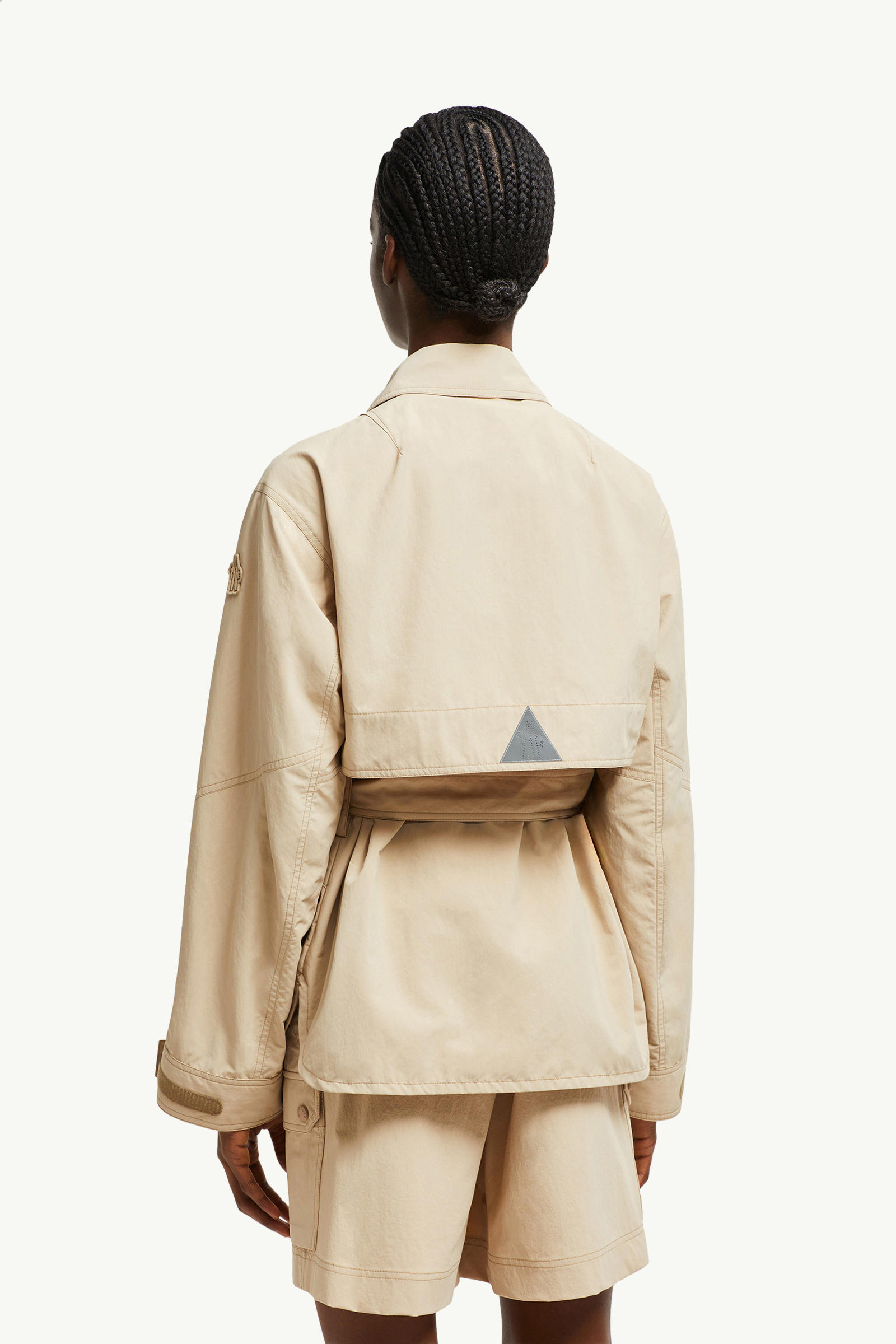 Kaeng Belted Field Jacket Women Beige Moncler 4