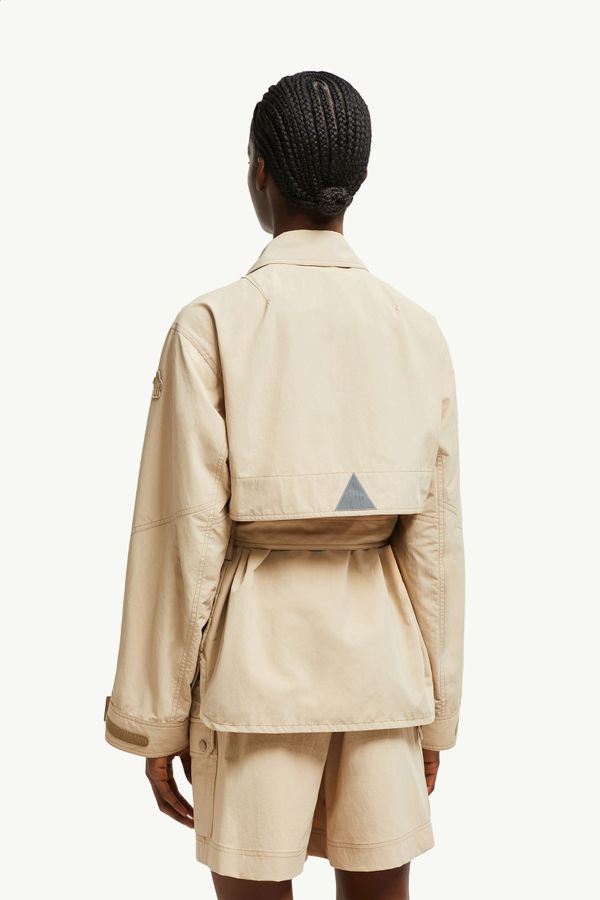 Kaeng Feldjacke mit Gürtel Damen Beige Moncler 4