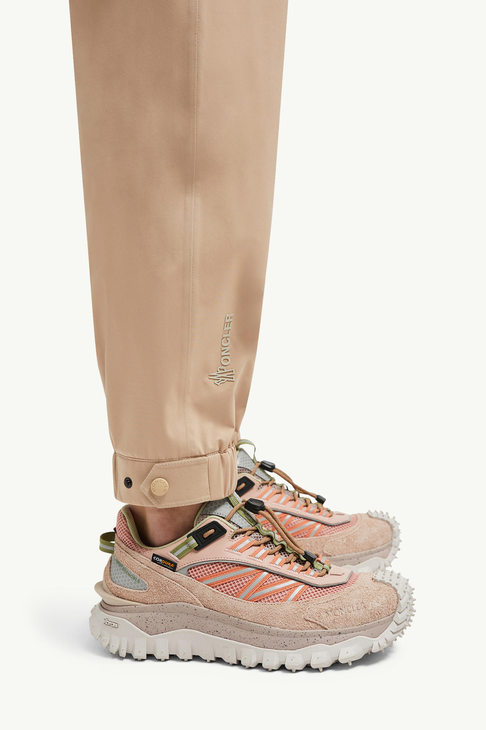 GORE-TEX Jogging Trousers Women Light Beige Moncler 1