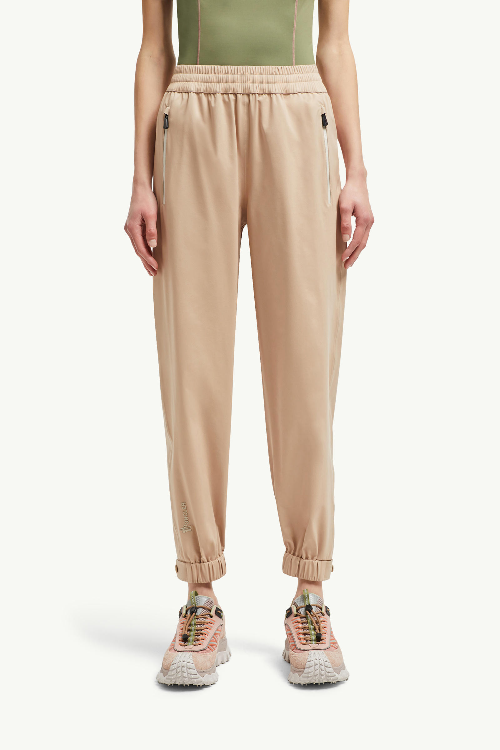 GORE-TEX Jogging Trousers Women Light Beige Moncler 3