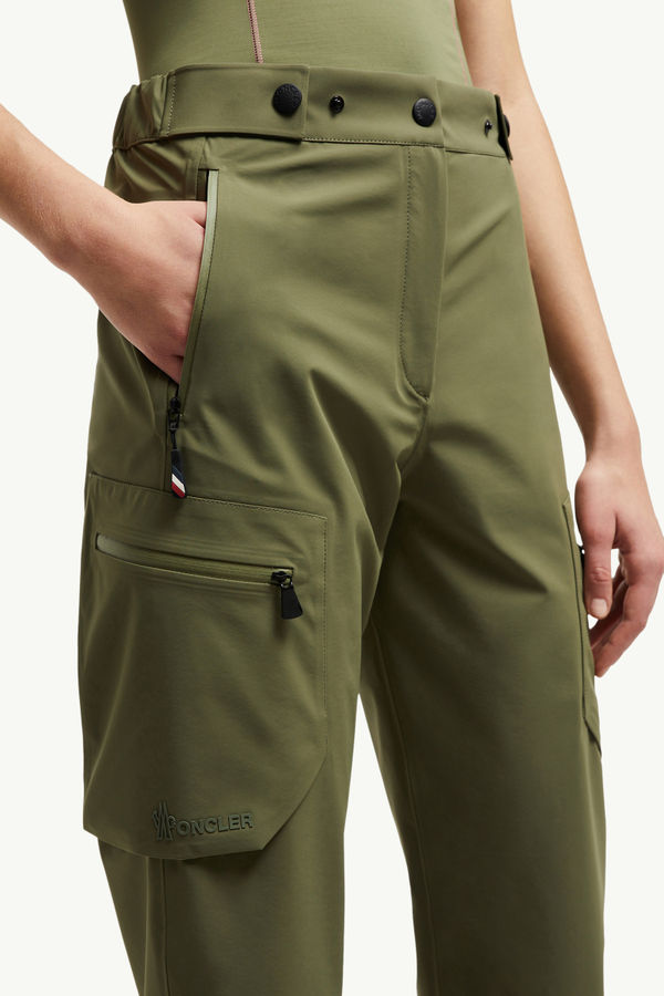 Hardshell-Hose Damen Olivgrün Moncler 1