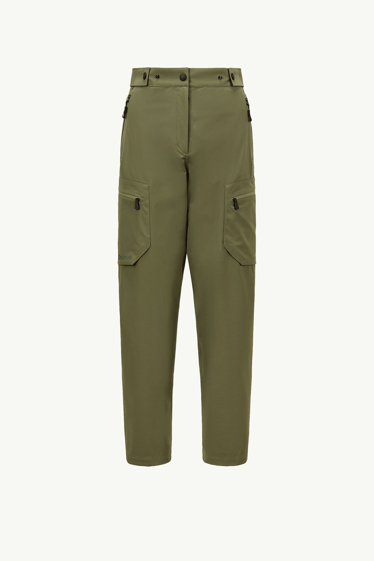 Hard Shell Trousers Women Olive Green Moncler 2