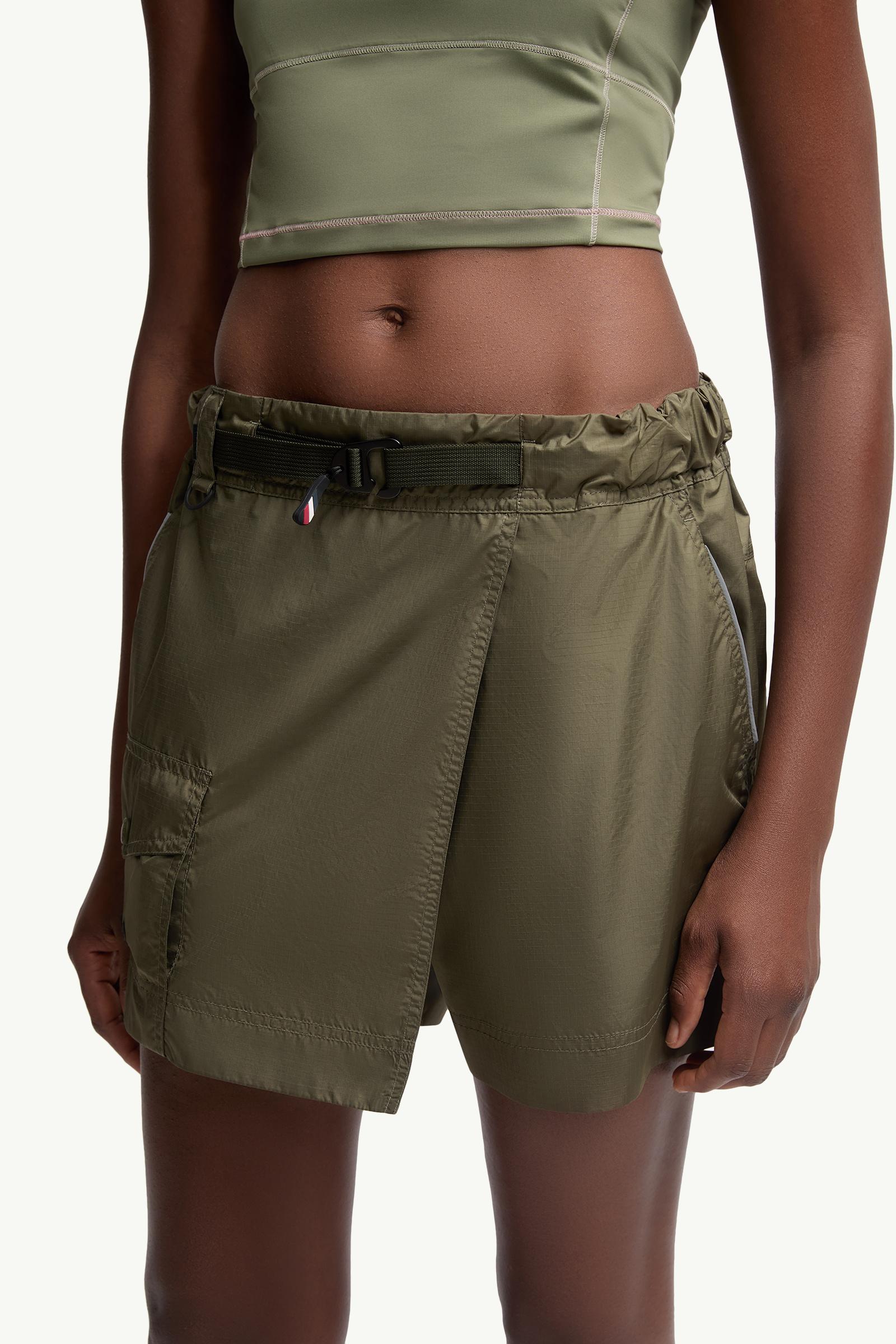 Belted Mini Skort Women Olive Green Moncler 1