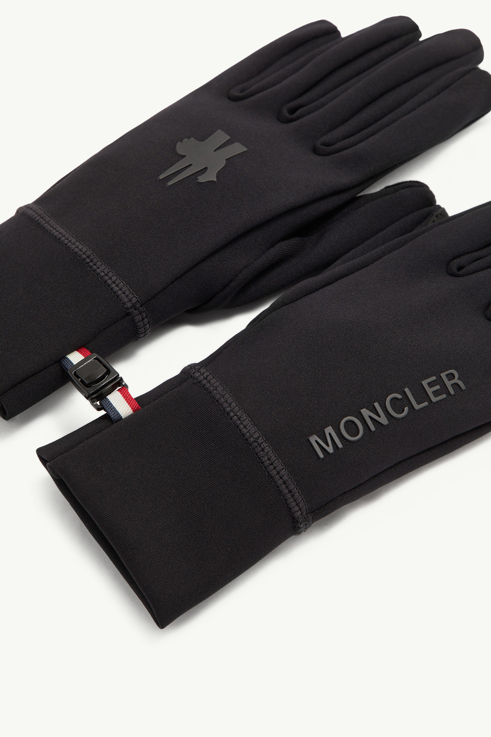 Touch Screen Gloves Women Black Moncler 2