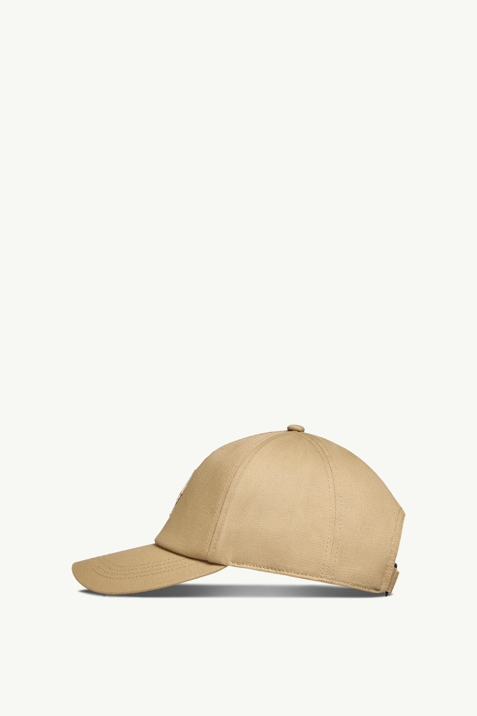 Cotton Gabardine Baseball Cap Women Beige Moncler 2