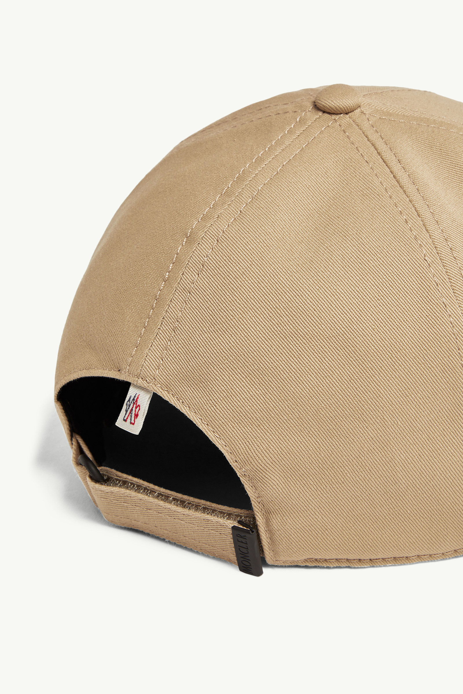 Cotton Gabardine Baseball Cap Women Beige Moncler 3