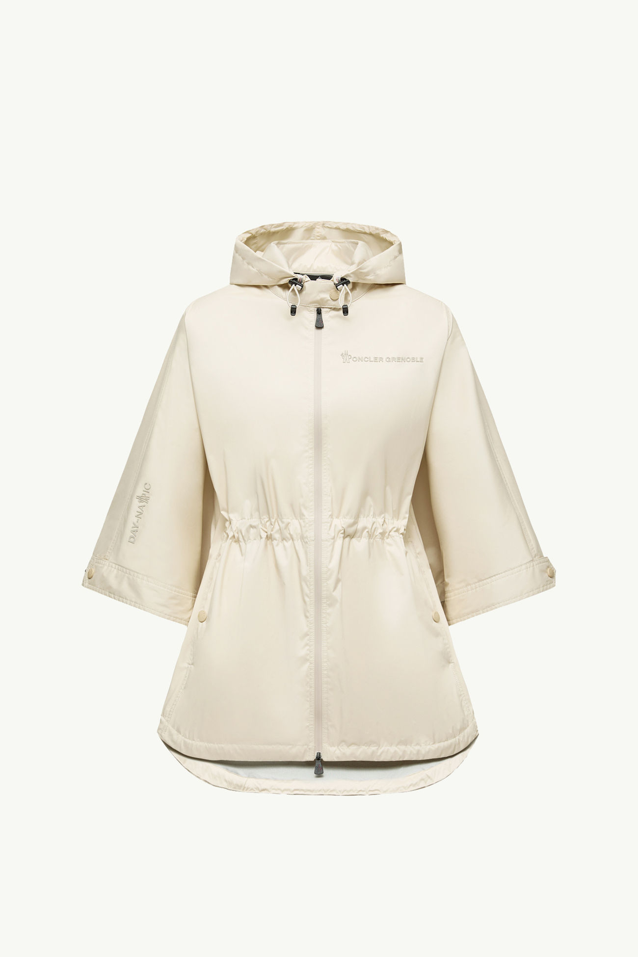 Vorassy verstaubares Cape mit Kapuze Damen Ockergelb Moncler 2