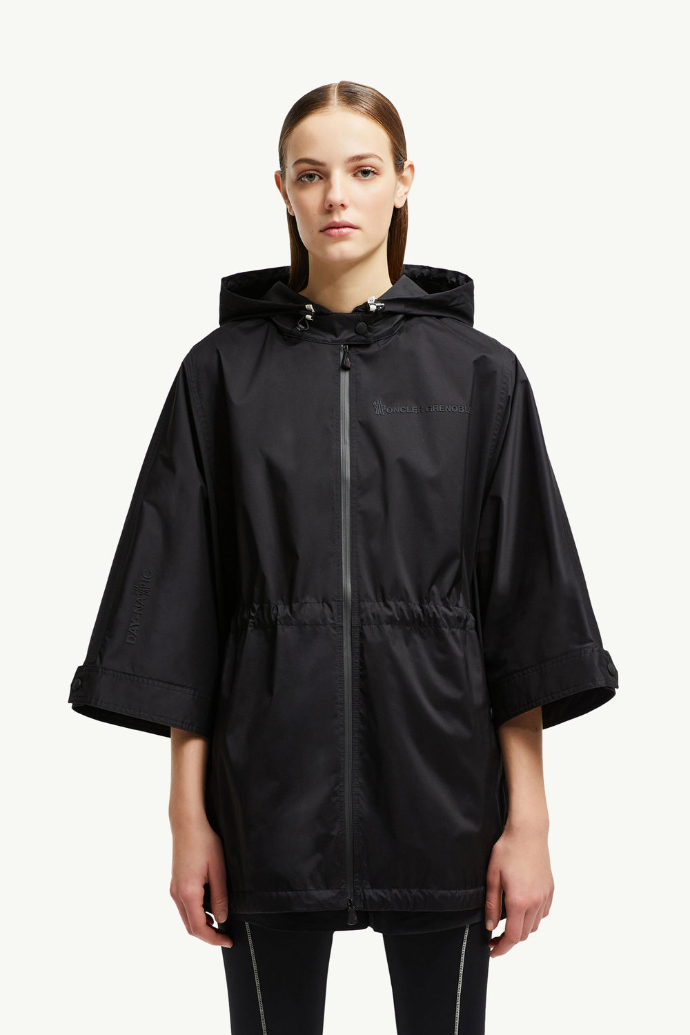 Vorassy Packable Hooded Cape Women Black Moncler 3