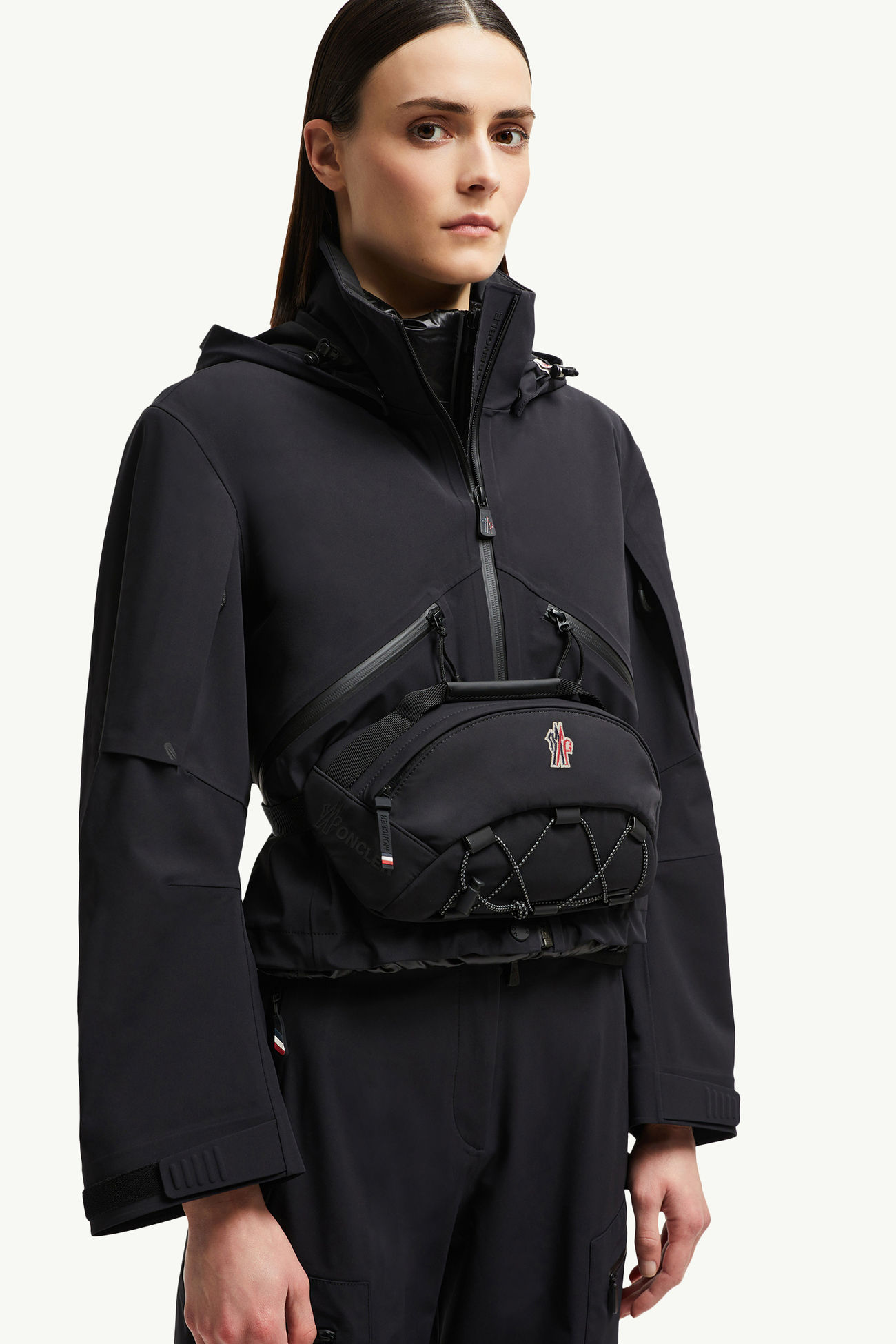 防潑水腰包 女士 黑色 Moncler 1