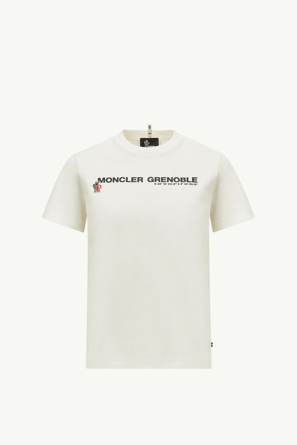 Logo Cotton T-Shirt Women White Moncler 2
