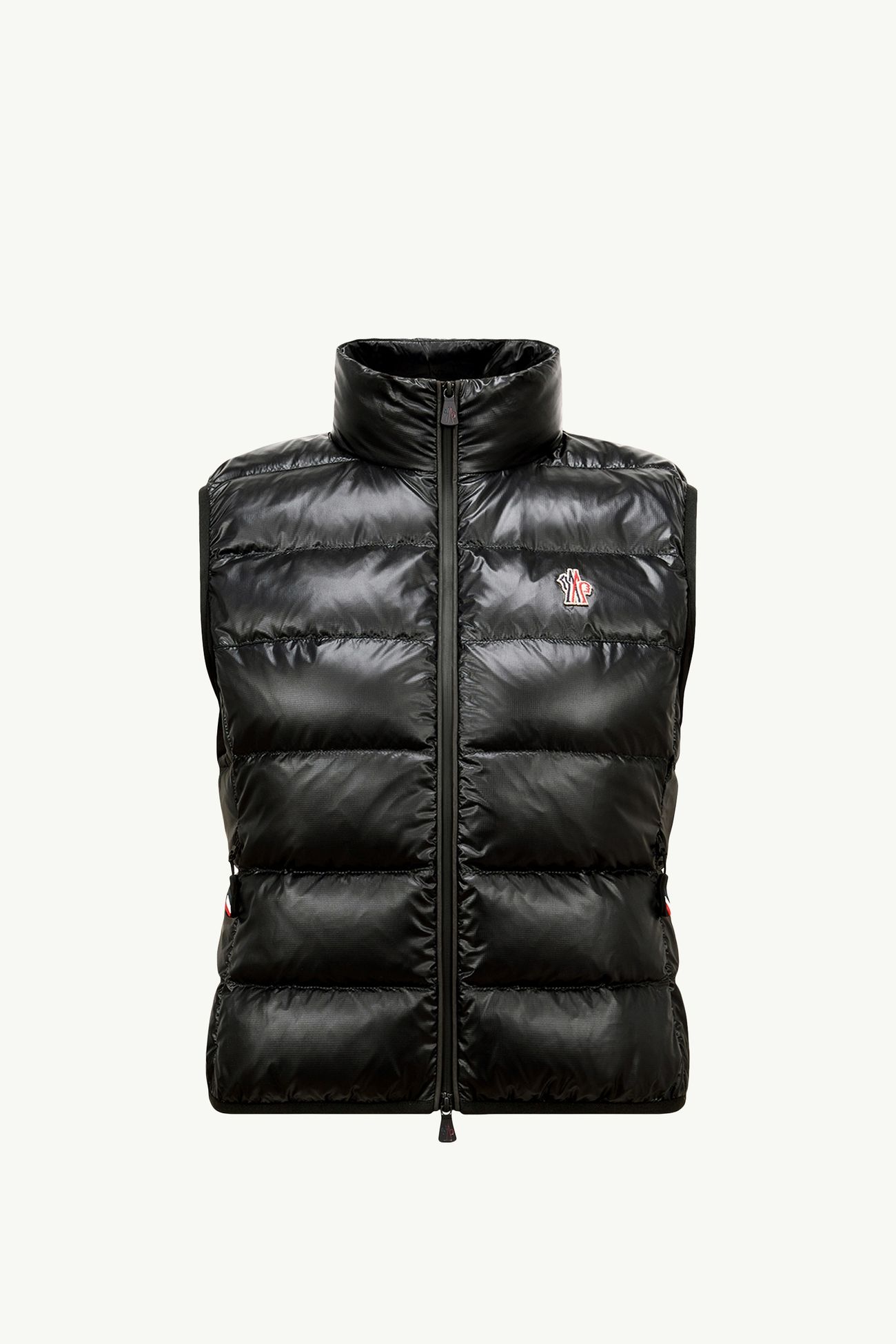 女士加衬拉链平纹针织马甲 女士 黑色 Moncler 2
