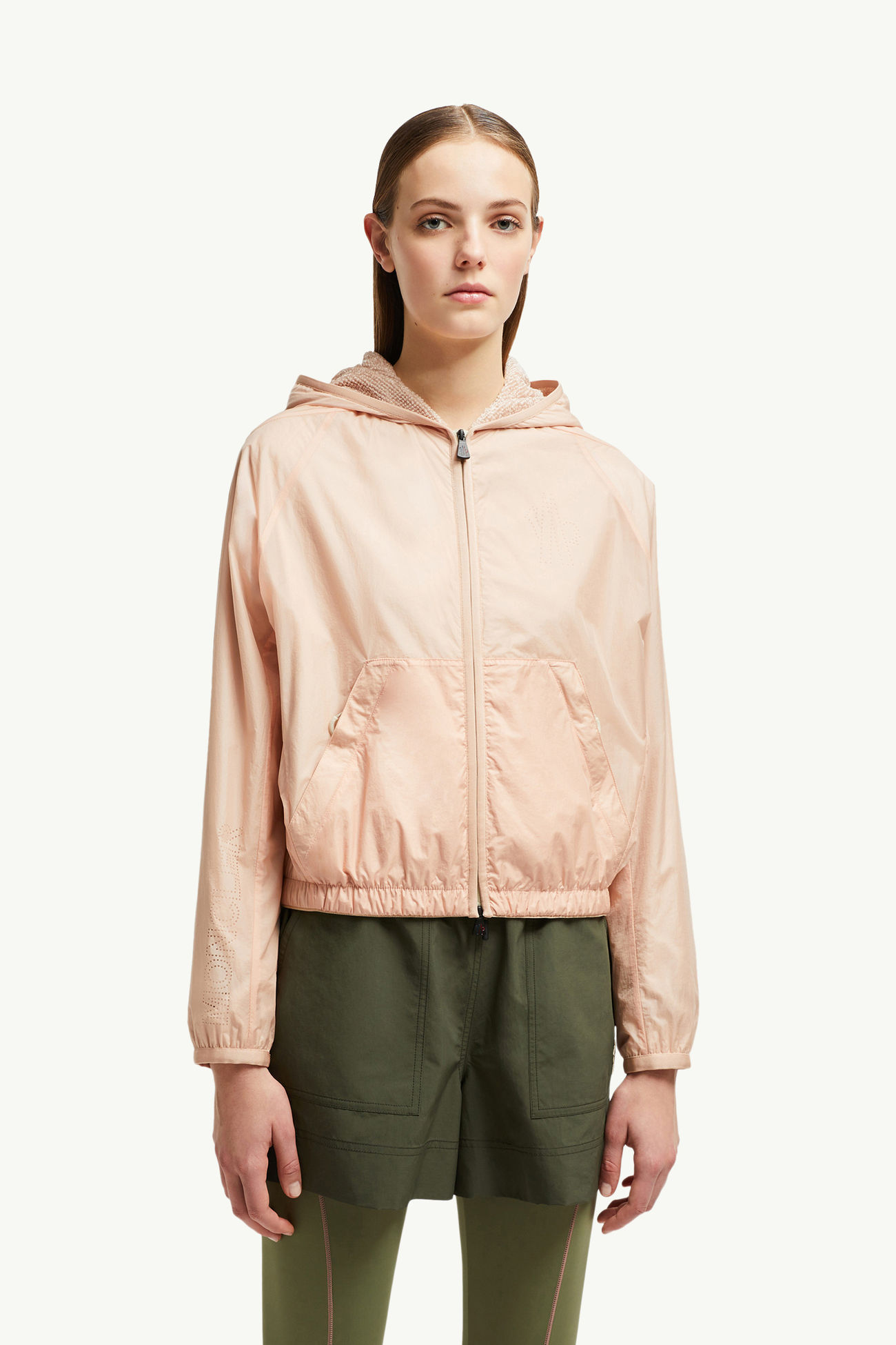 女士标识连帽卫衣 女士 粉红色 Moncler 3