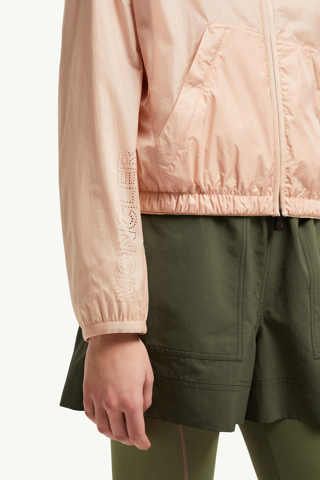 Sweat à capuche à logo Femmes Rose Moncler 6