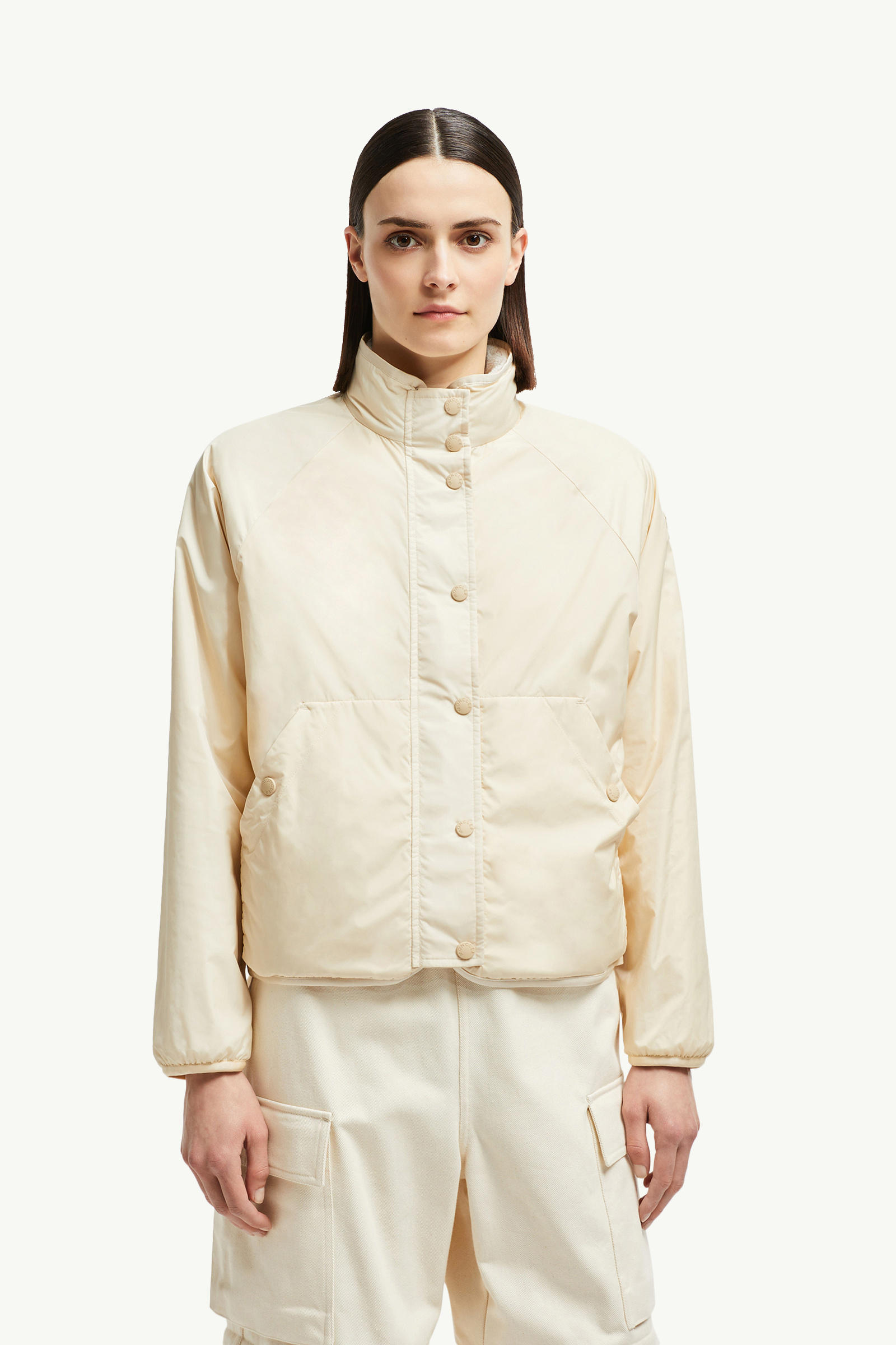 Reversible Polartec® Zip-Up Sweatshirt Women White Moncler 3