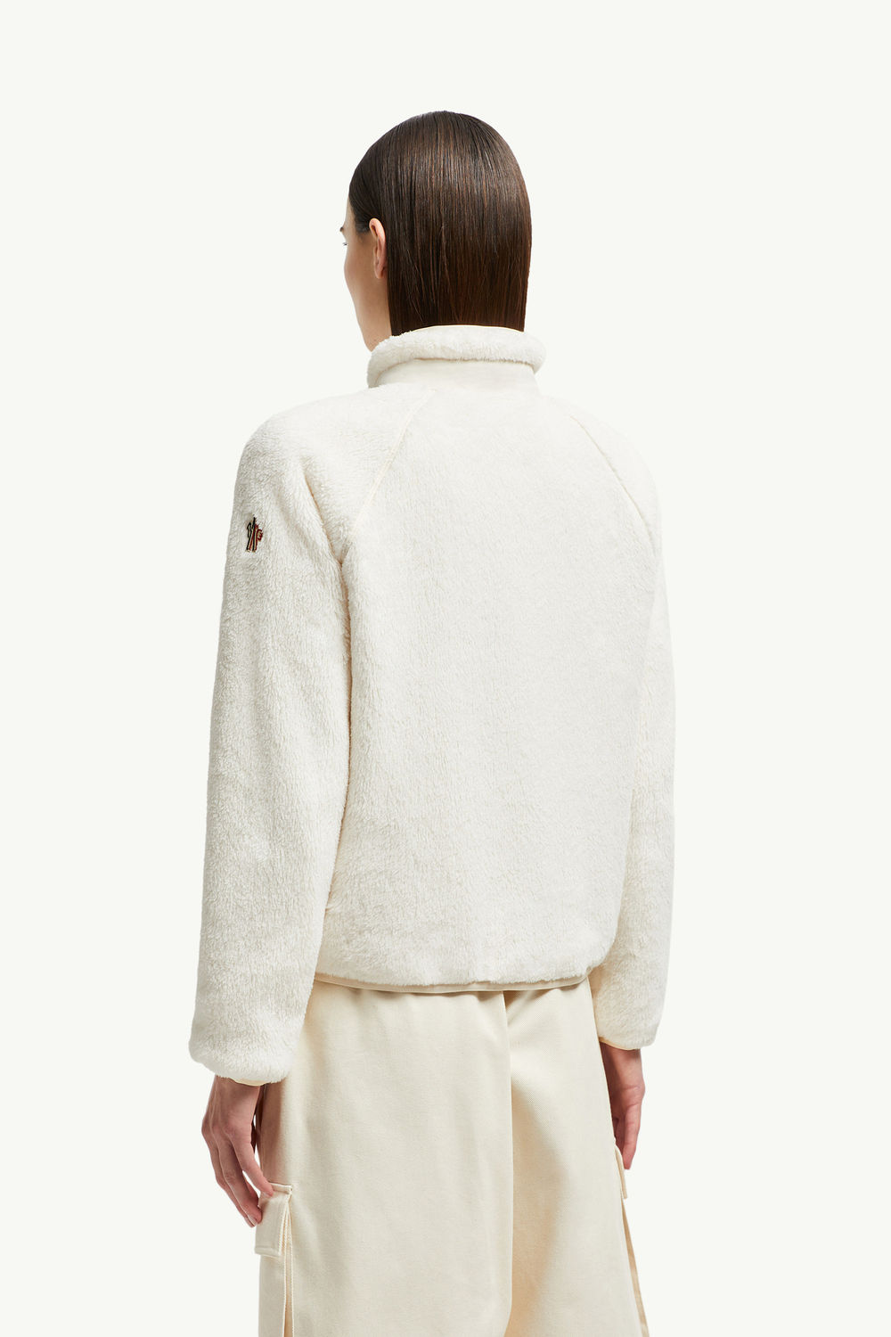Reversible Polartec® Zip-Up Sweatshirt Women White Moncler 4