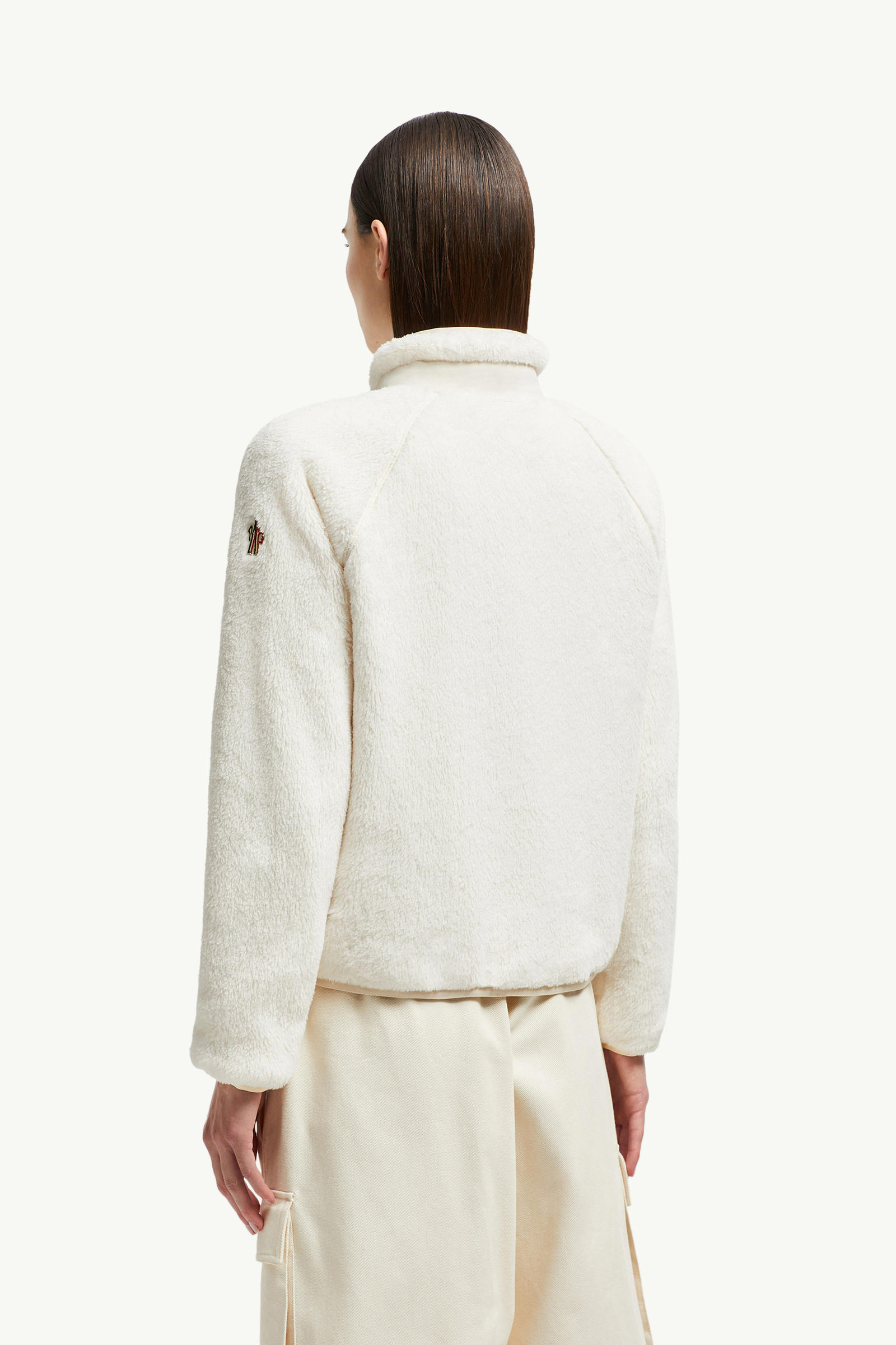 Reversible Polartec® Zip-Up Sweatshirt Women White Moncler 4