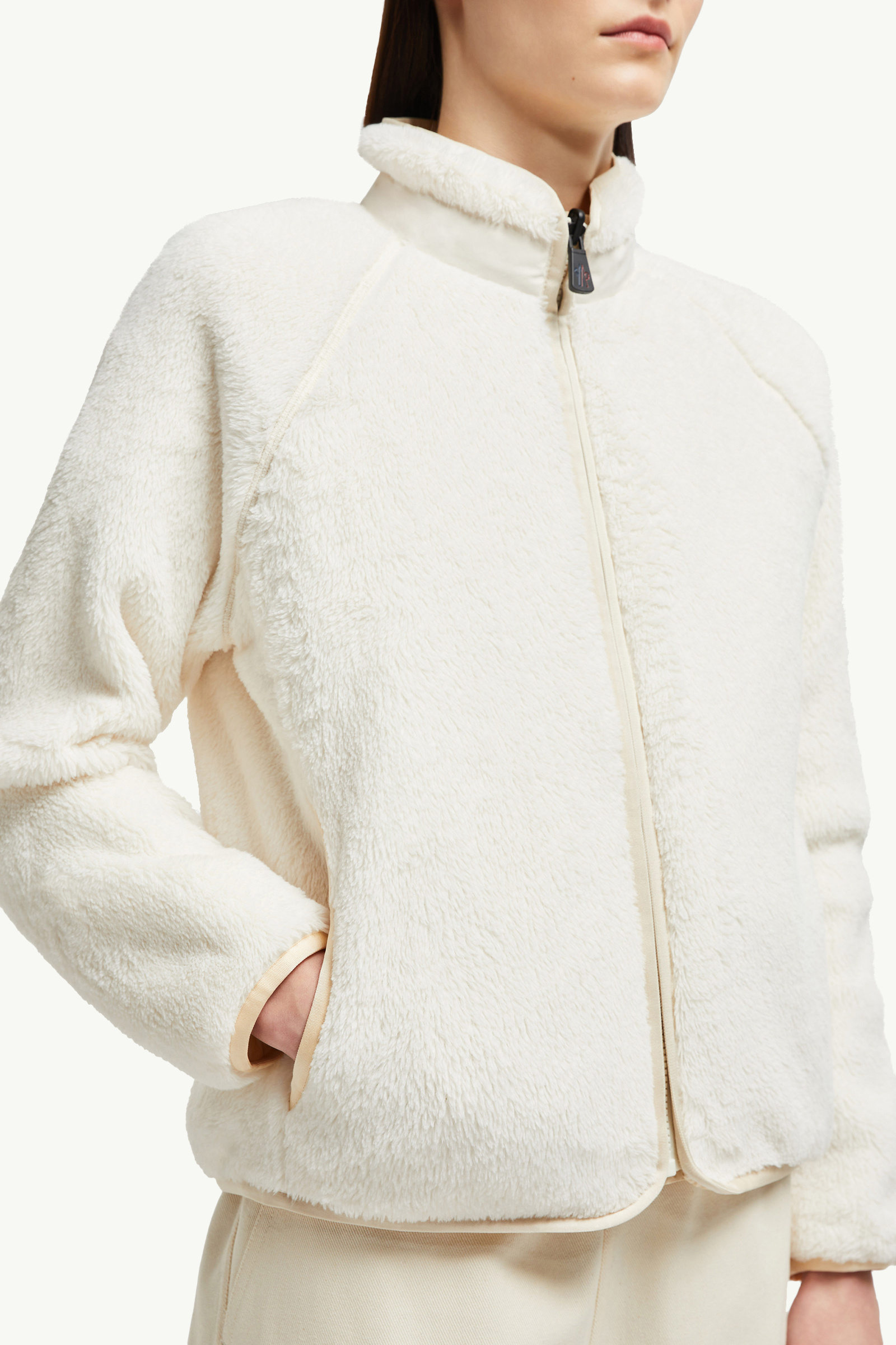 Reversible Polartec® Zip-Up Sweatshirt Women White Moncler 5
