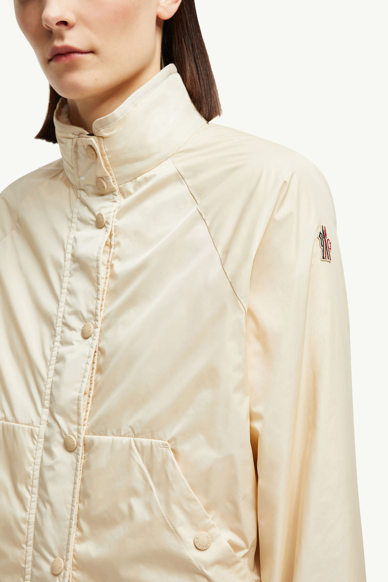 Sudadera reversible con cremallera Polartec® Mujer Blanco Moncler 7