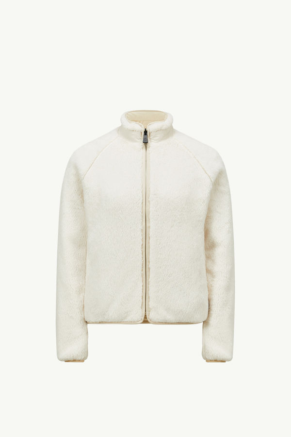 Reversible Polartec® Zip-Up Sweatshirt Women White Moncler 2