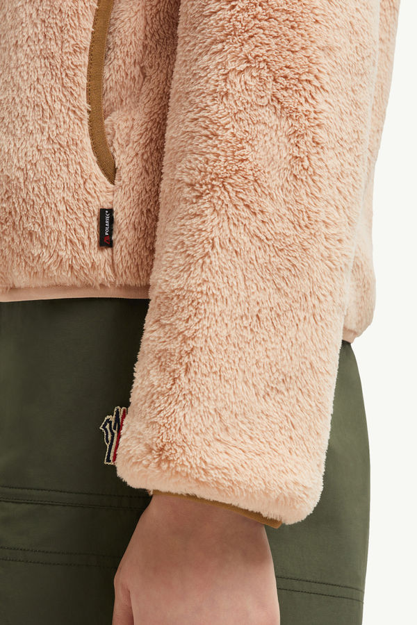 Felpa imbottita reversibile in Polartec® Donna Rosa Chiaro Moncler 7
