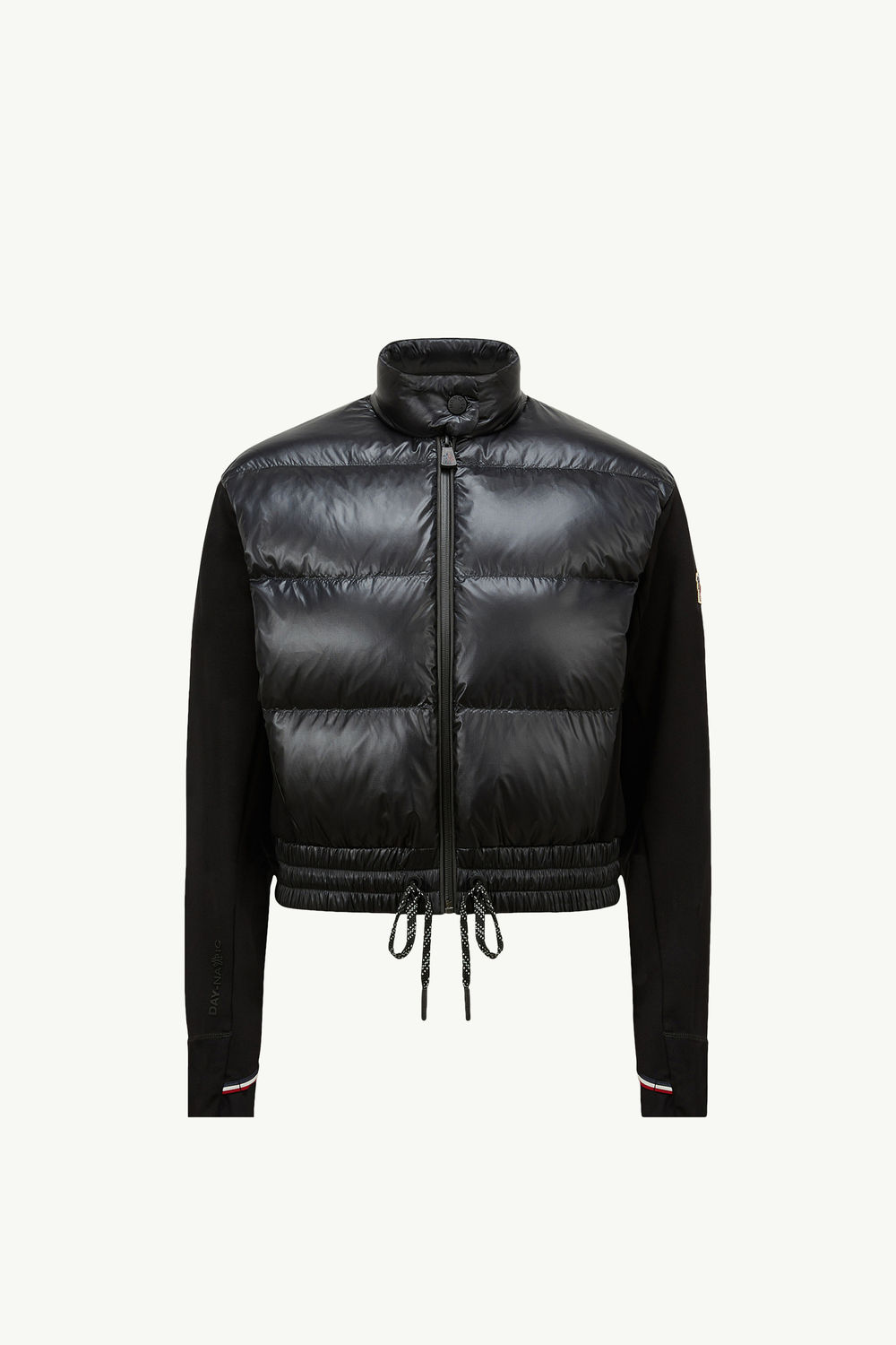 Cárdigan acolchado de jersey con cremallera Mujer Negro Moncler 2