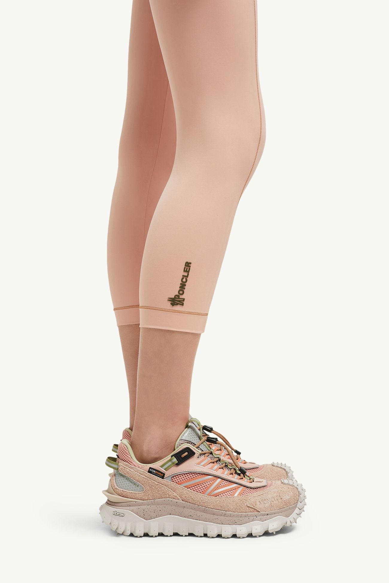 Leggings mit Logo Damen Pink Moncler 5