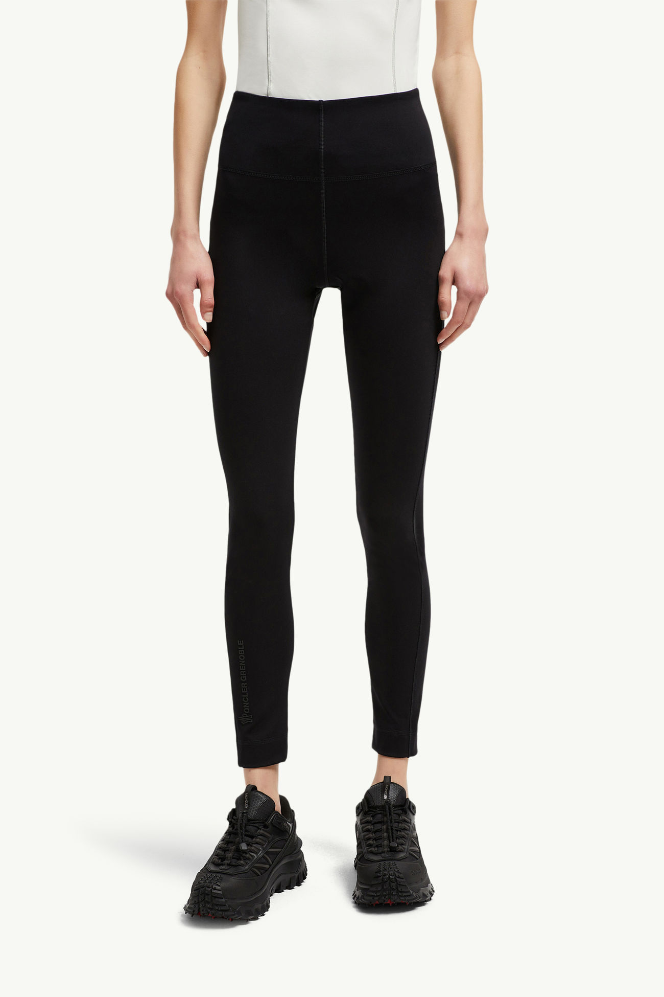 技術針織布緊身褲 女士 黑色 Moncler 3