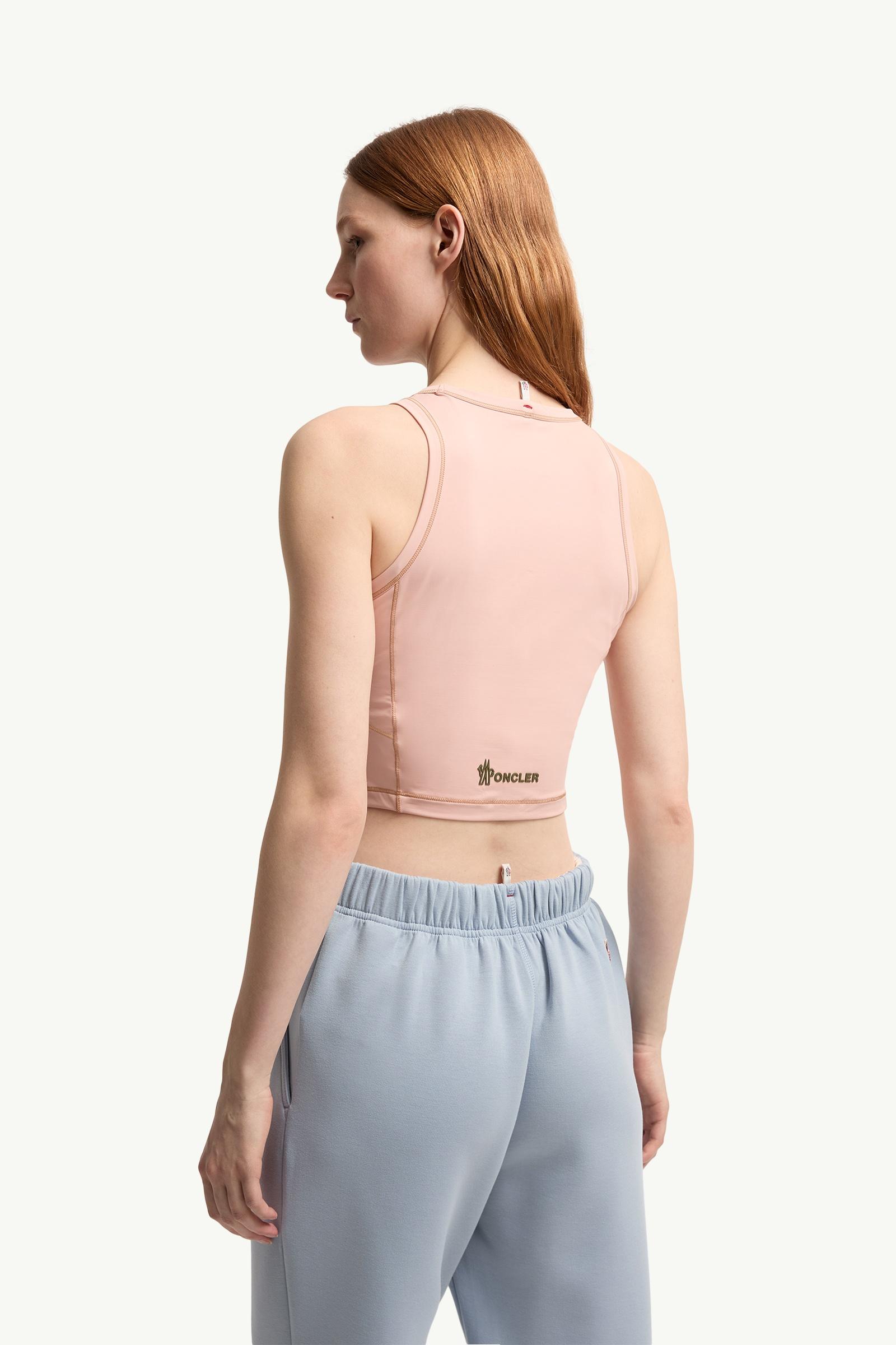 Pink Logo Tank Top - Mid-Layers for Women | Moncler US