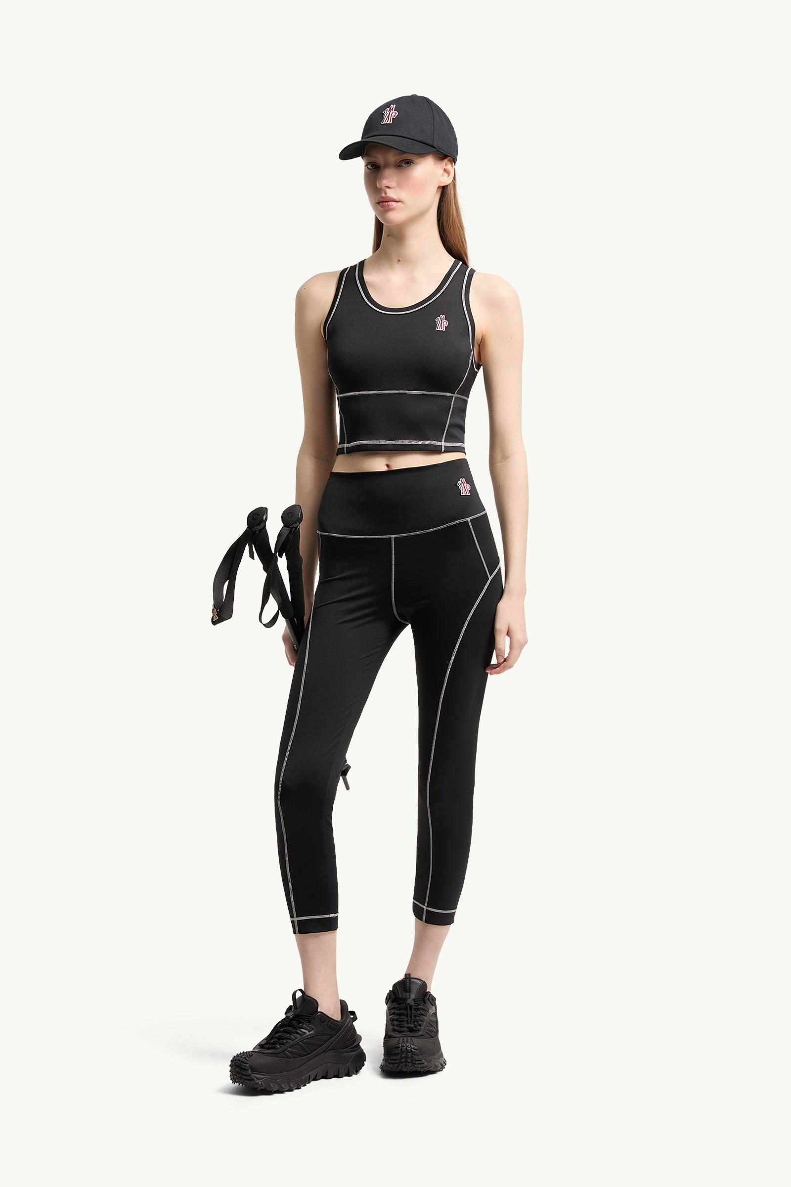Black Logo Tank Top - Mid-Layers for Women | Moncler US
