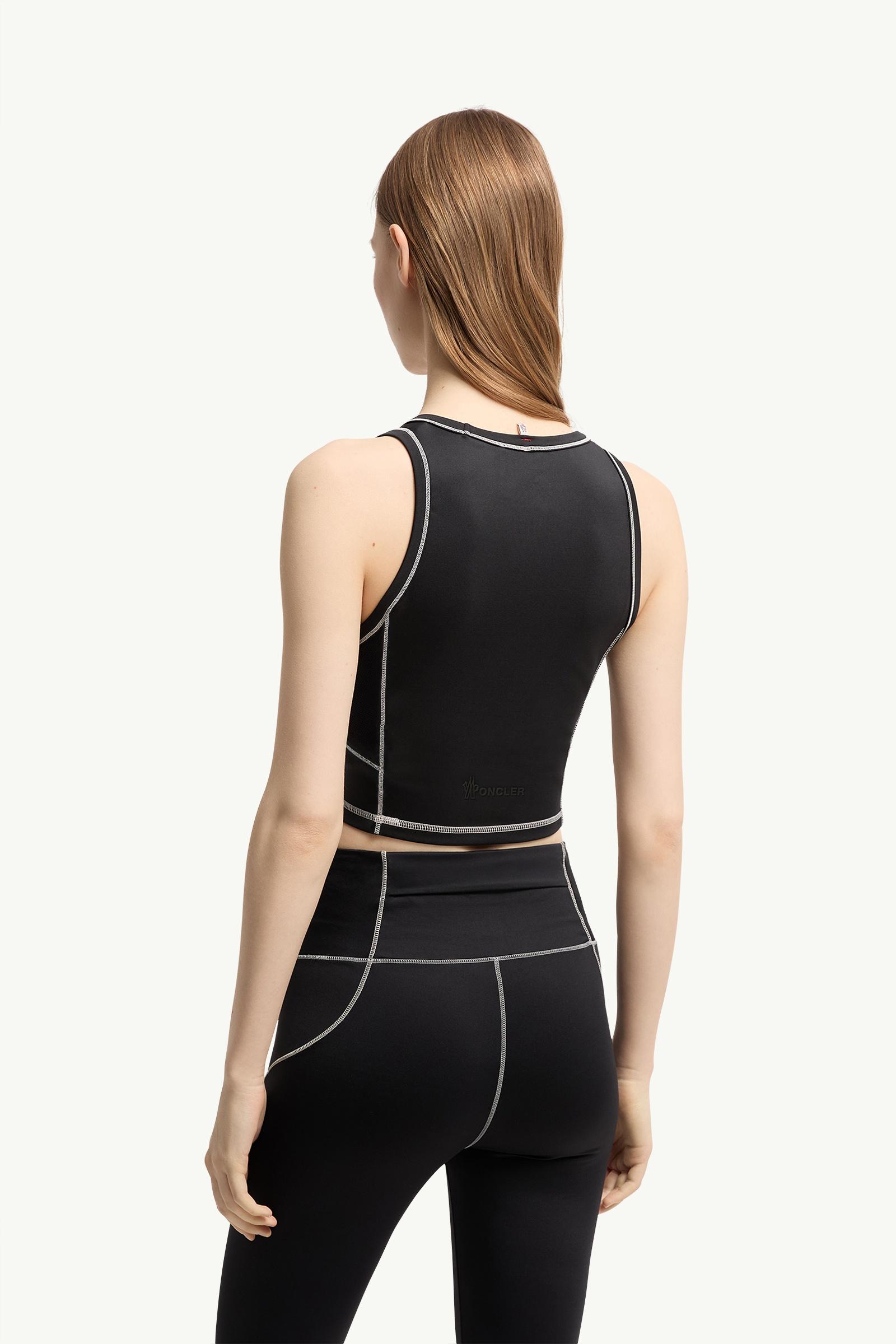 Black Logo Tank Top - Mid-Layers for Women | Moncler US