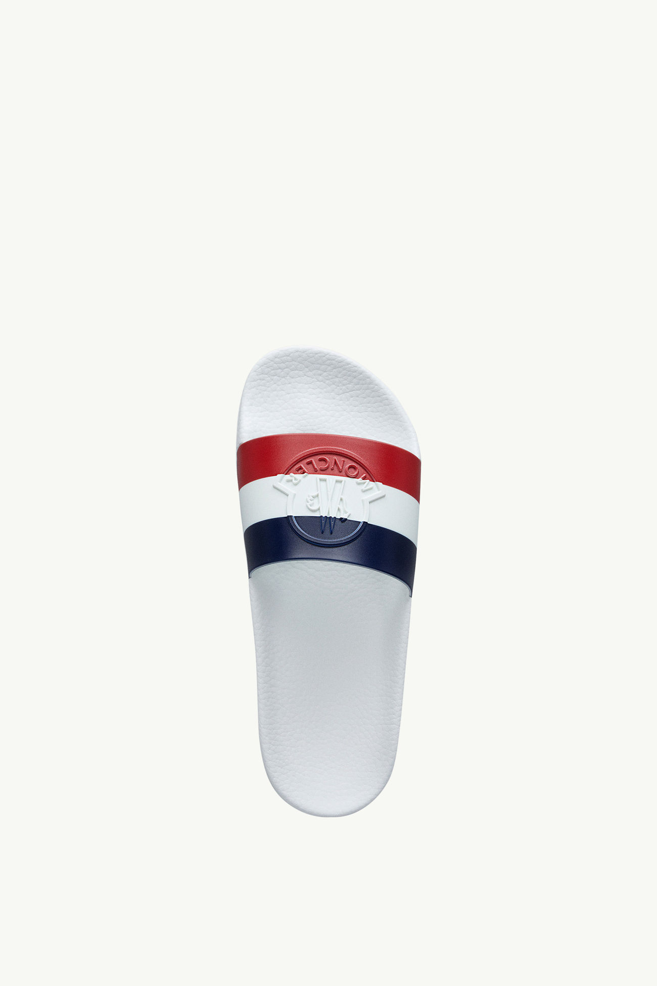 Slide Basile in gomma Uomo Bianco Ottico Moncler 2