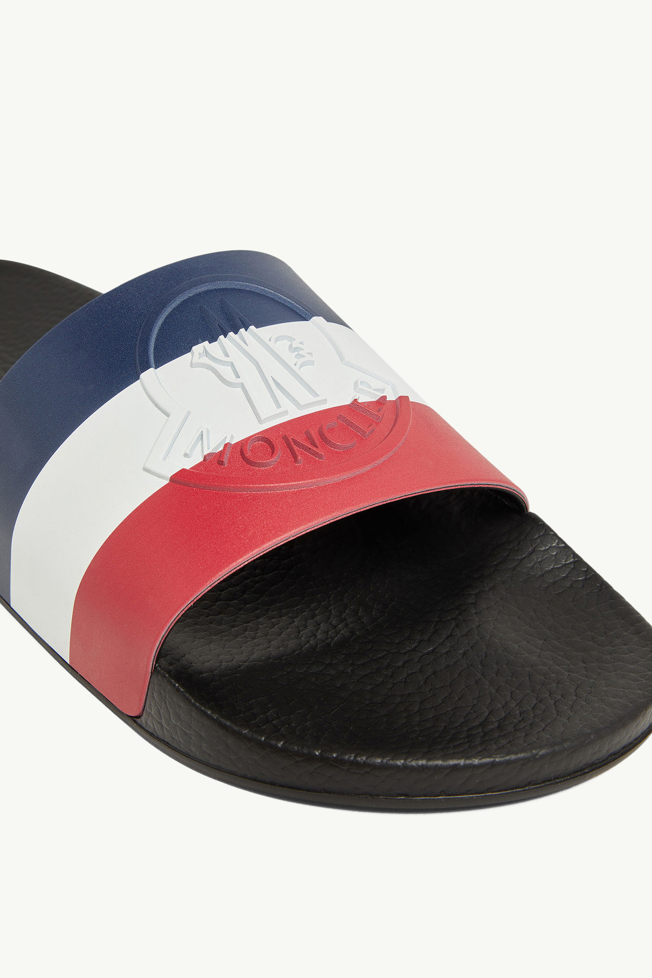 Basile Rubber Slides Men Black Moncler 1