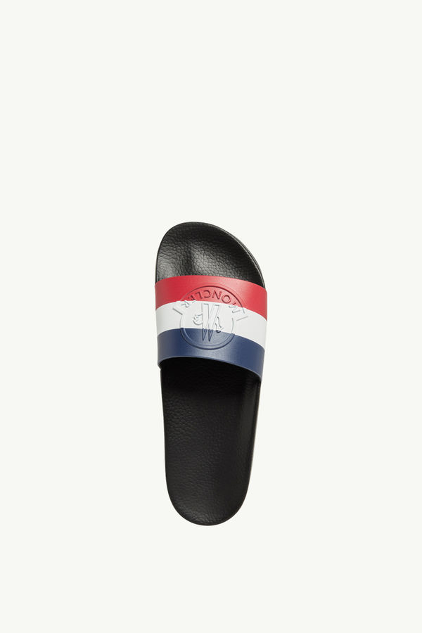 Basile Rubber Sliders Men Black Moncler 2
