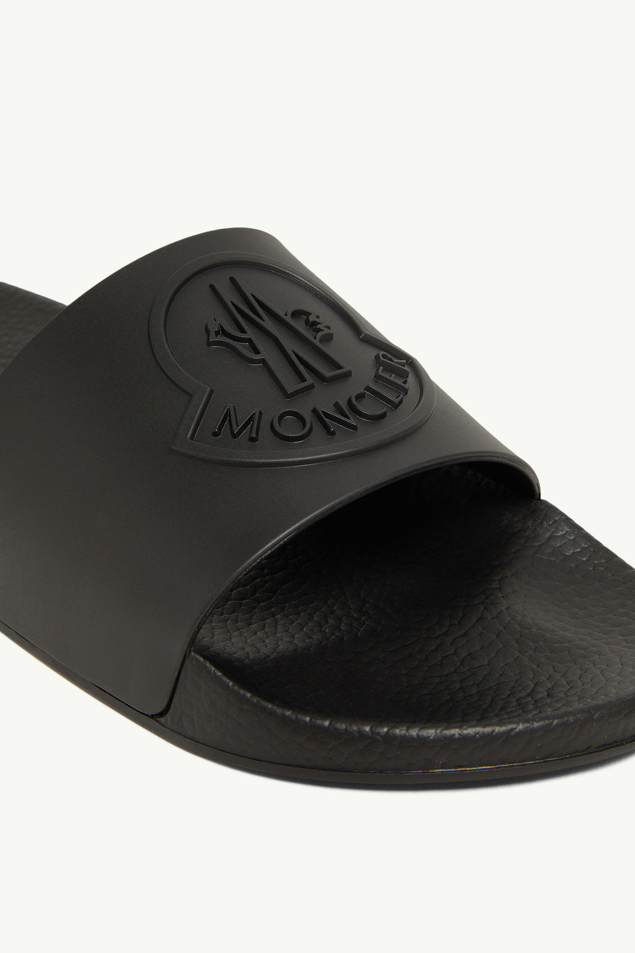 Basile Rubber Slides Men Black Moncler 1