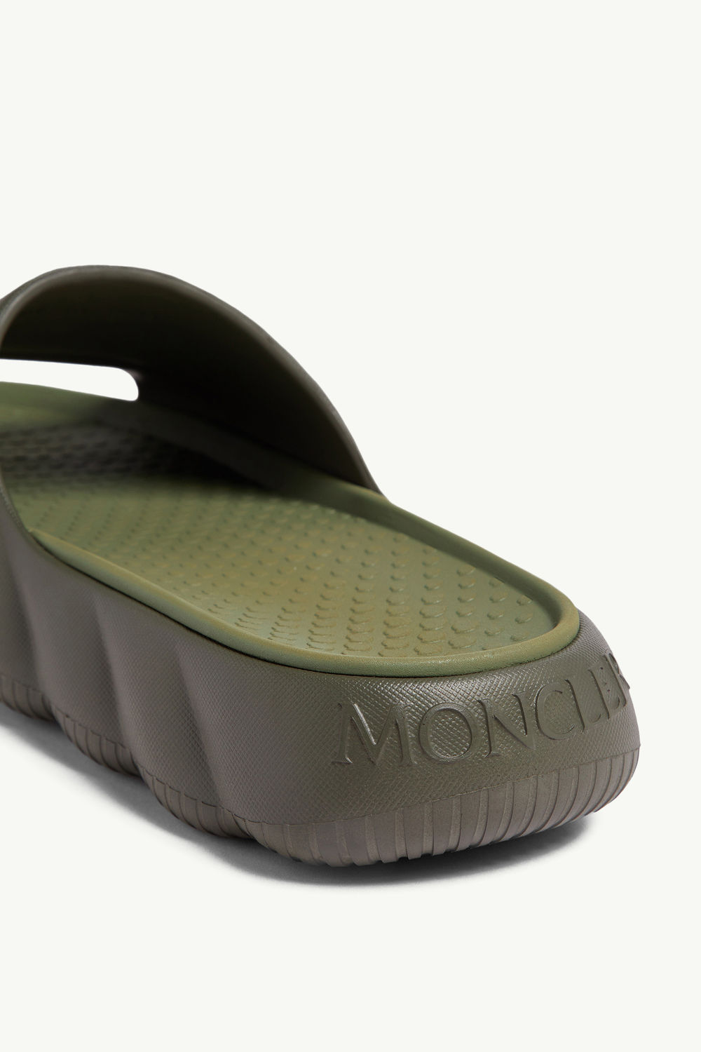 Lilo Quilted Eva Sliders Men Green Moncler 2
