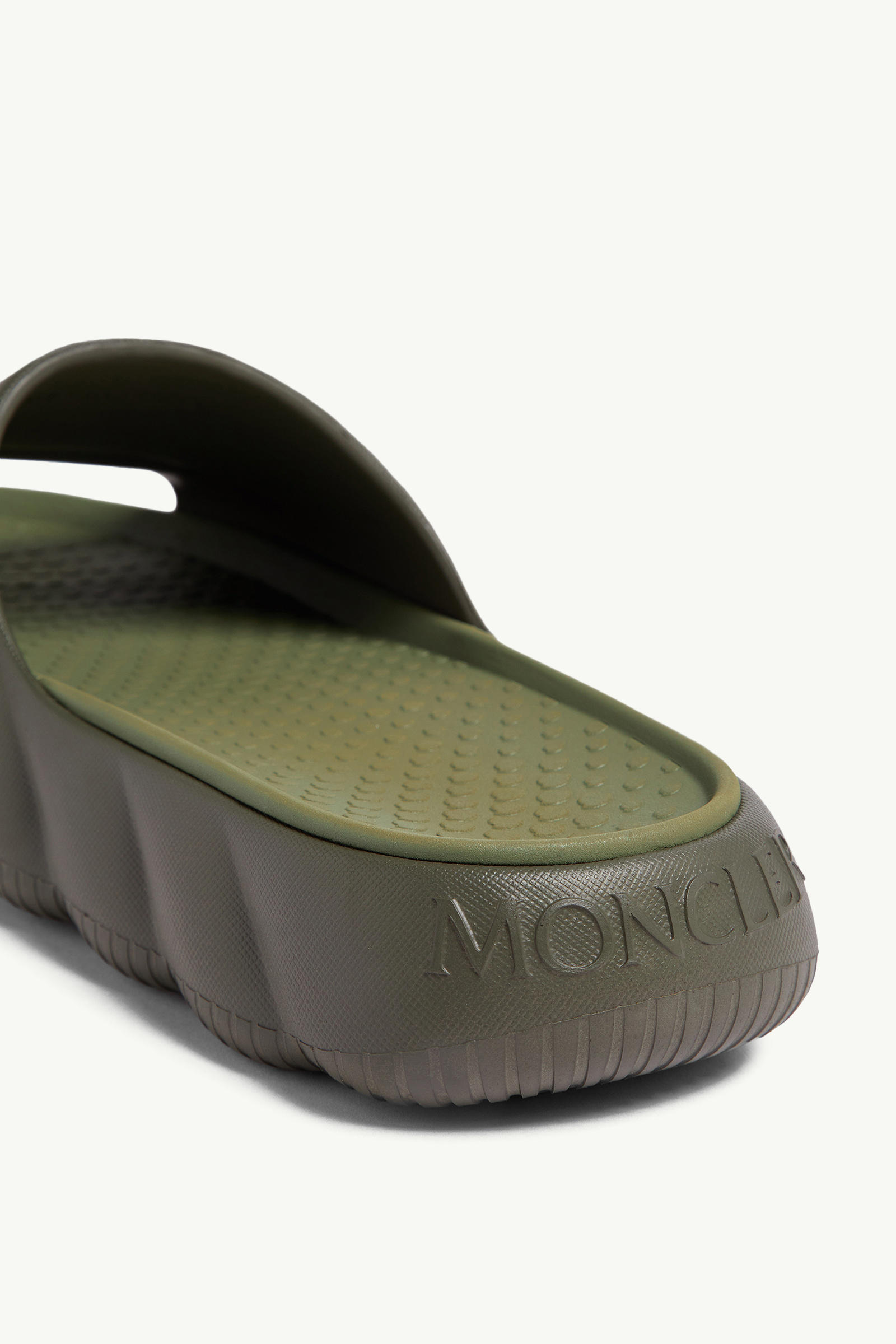 Lilo Quilted Eva Sliders Men Green Moncler 2